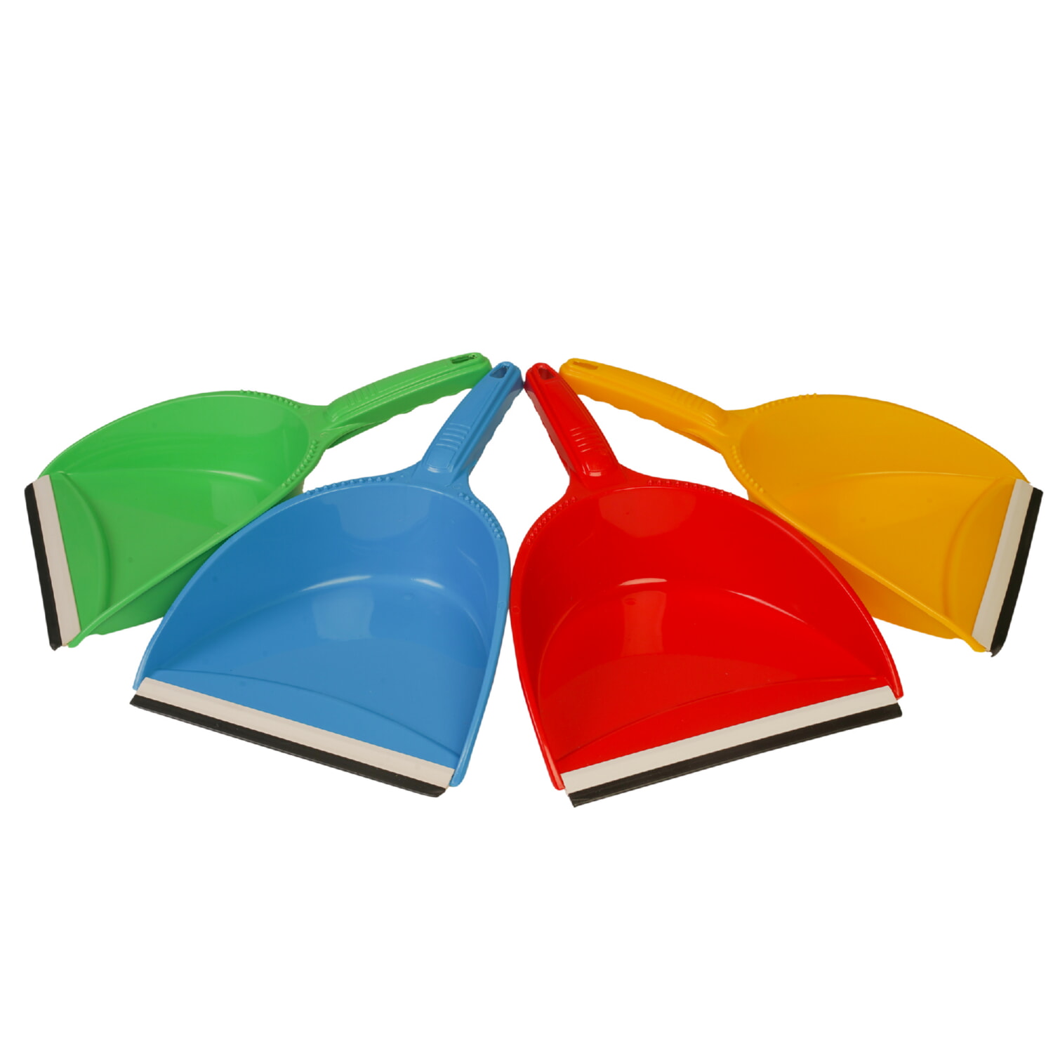 HAND TYPE DUSTPAN WITH RUBBER