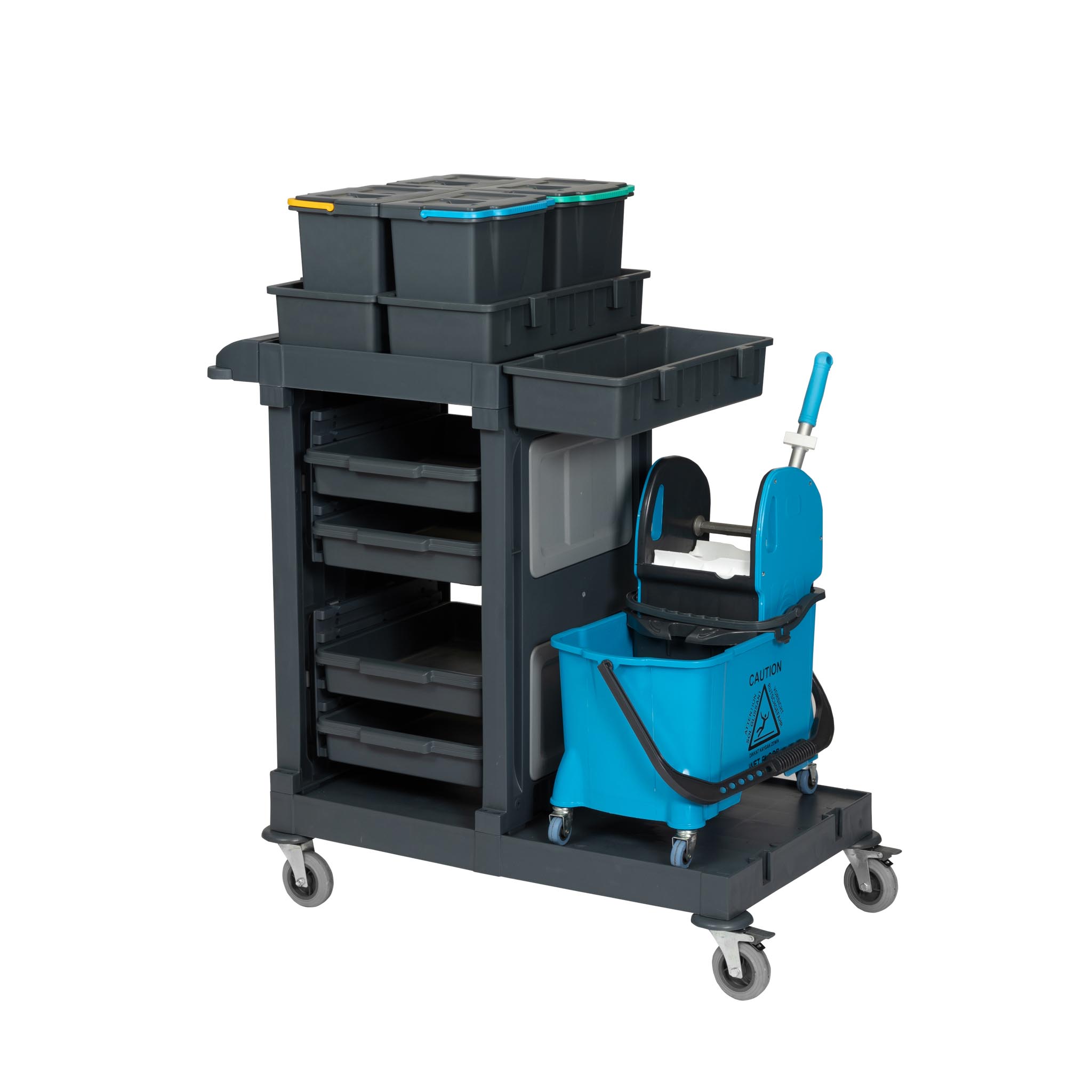 ALFACART HOSPITAL CLEANING TROLLEY