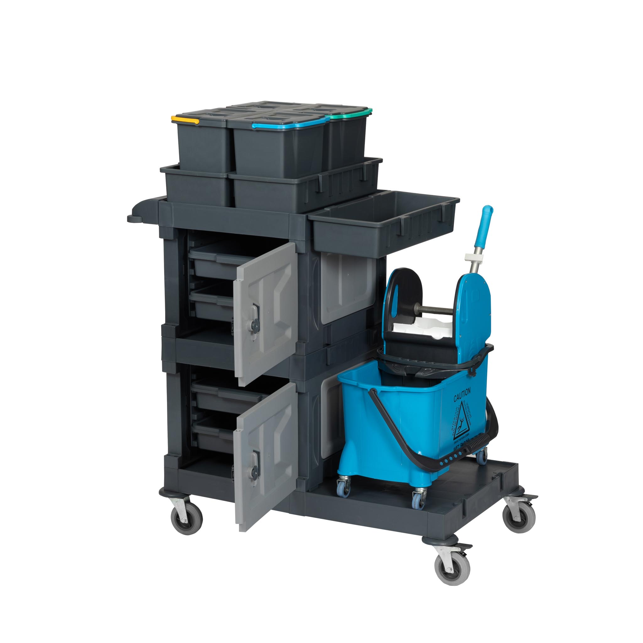 ALFACART HOSPITAL CLEANING TROLLEY