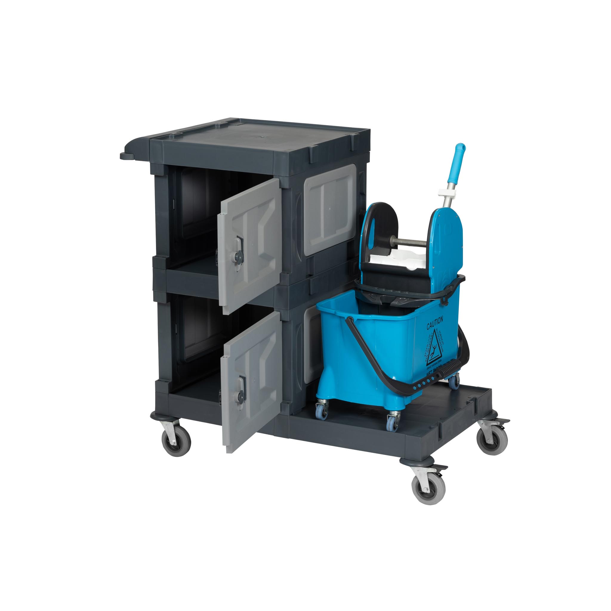  ALFACART HOSPITAL CLEANING TROLLEY