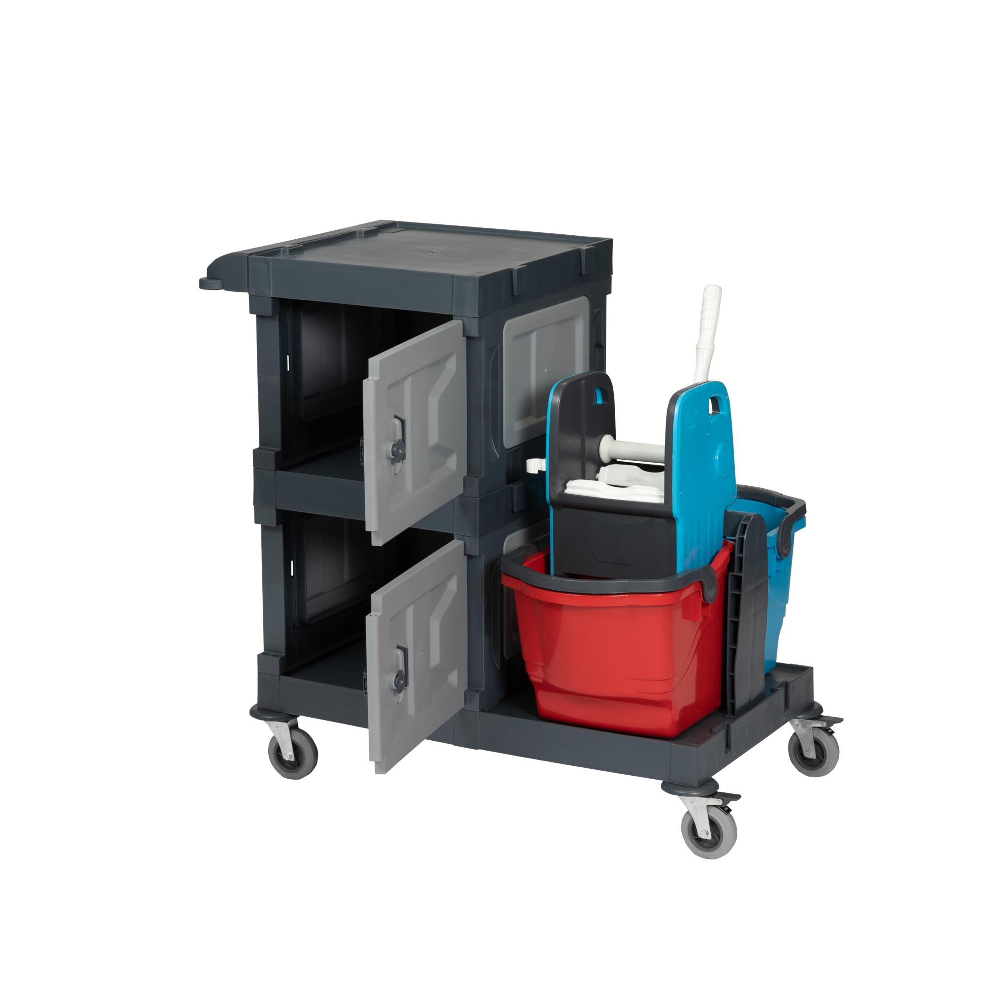 ALFACART HOSPITAL CLEANING TROLLEY