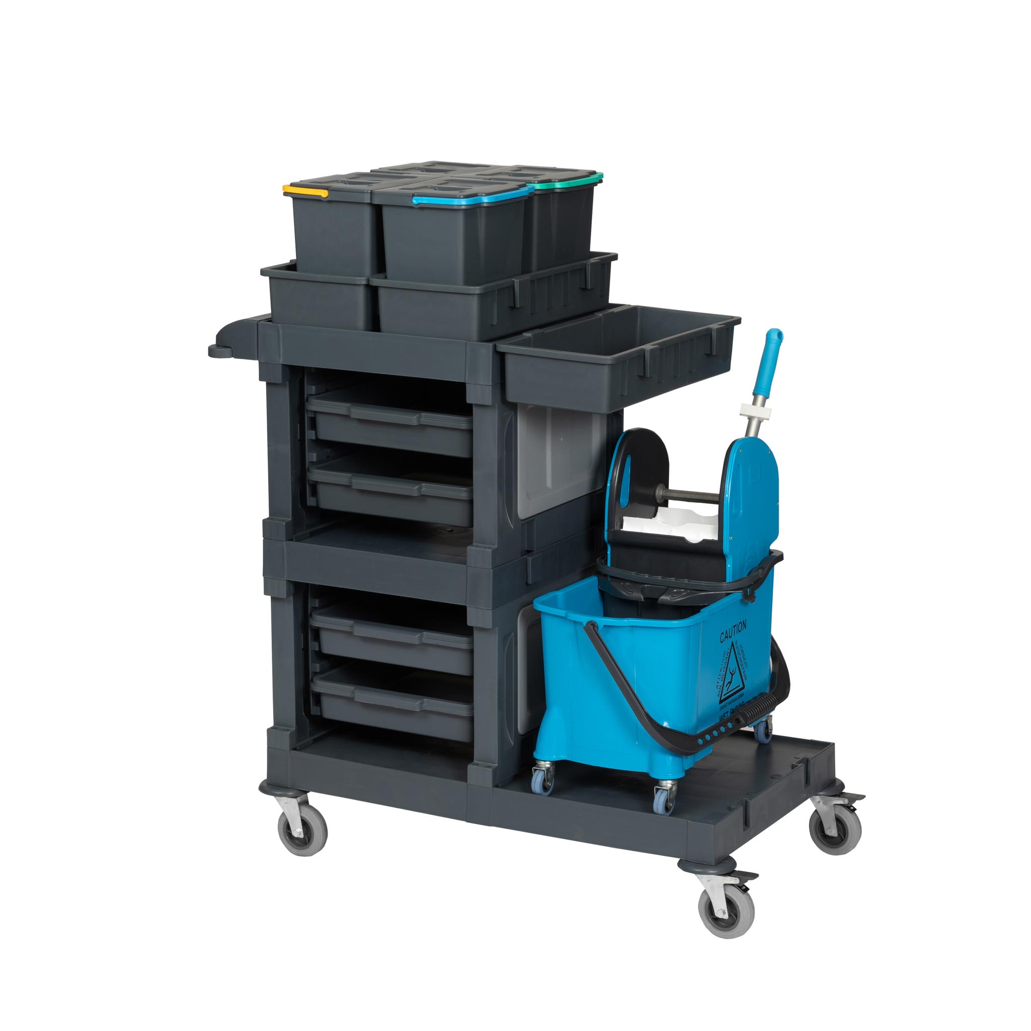 ALFACART HOSPITAL CLEANING TROLLEY