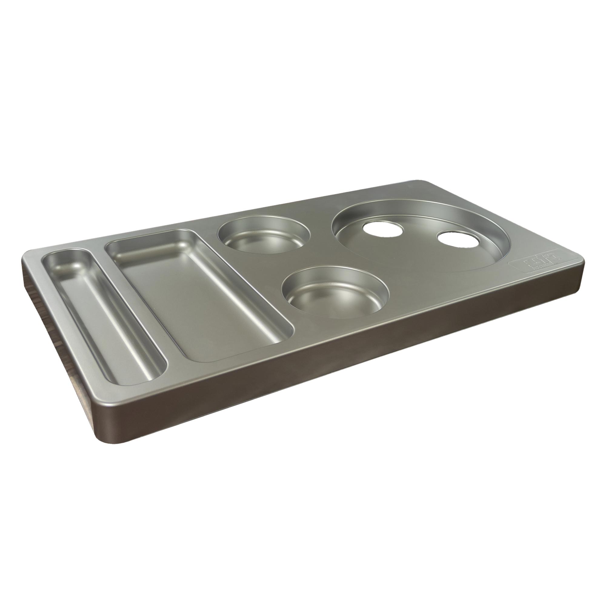 HOTEL TYPE WELCOME AND DINING TRAY SILVER