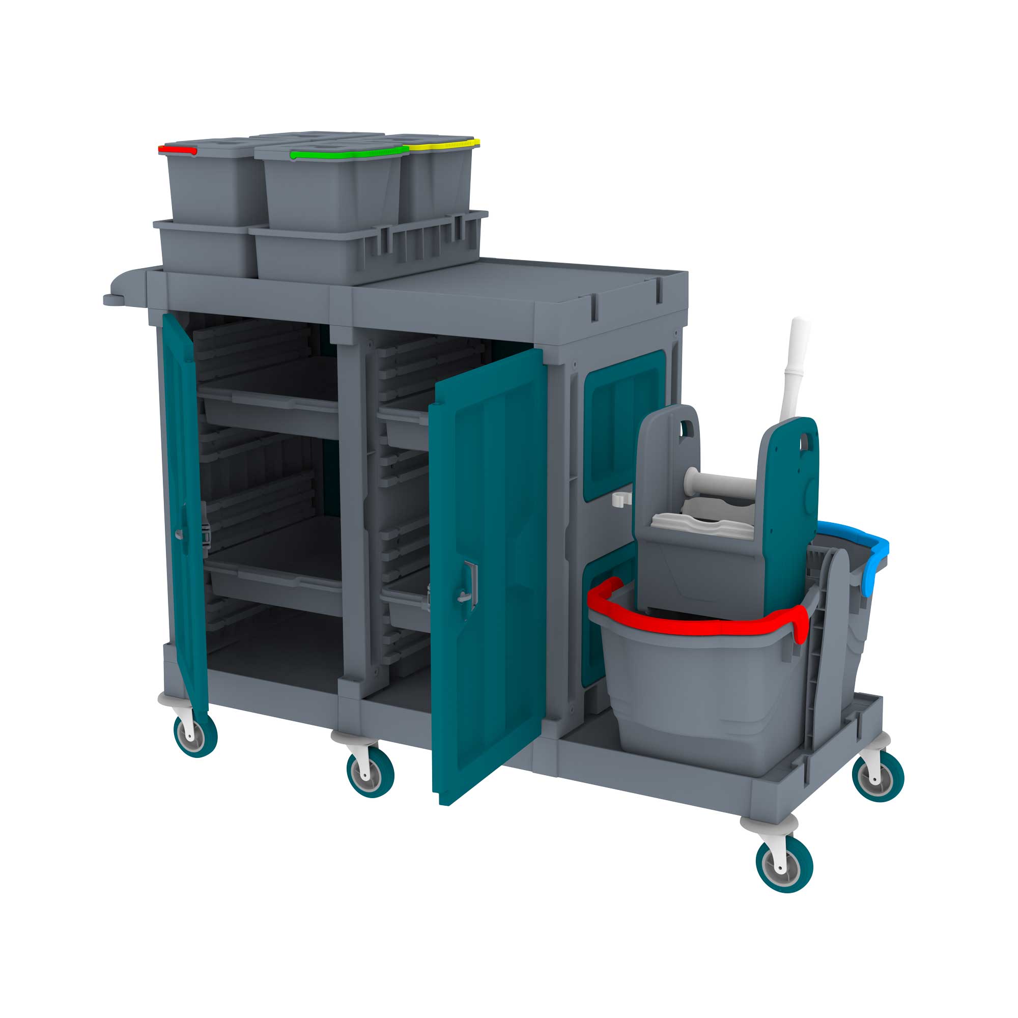 ALFACART HASTANE TEMİZLİK ARABASI