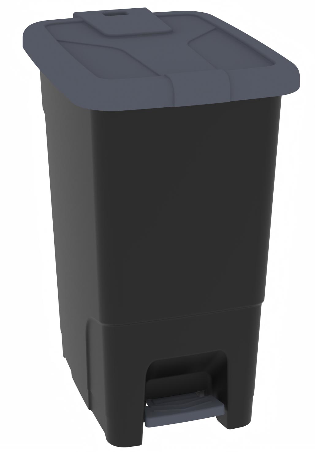 SLIM WASTE BIN 30 LT - BLACK