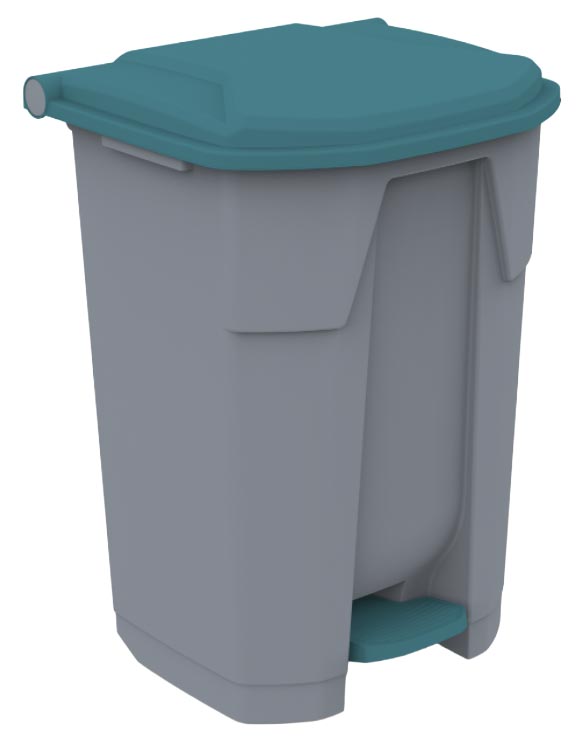 PEDAL WASTE BIN 70 LT GREY