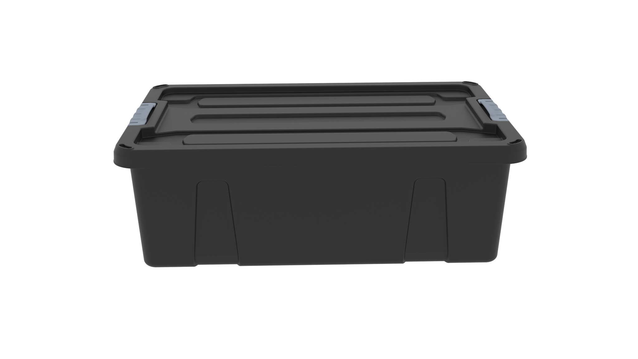 MULTI PURPOSE STORAGE BOX WITH LOCKABLE LID 30 LT BLACK
