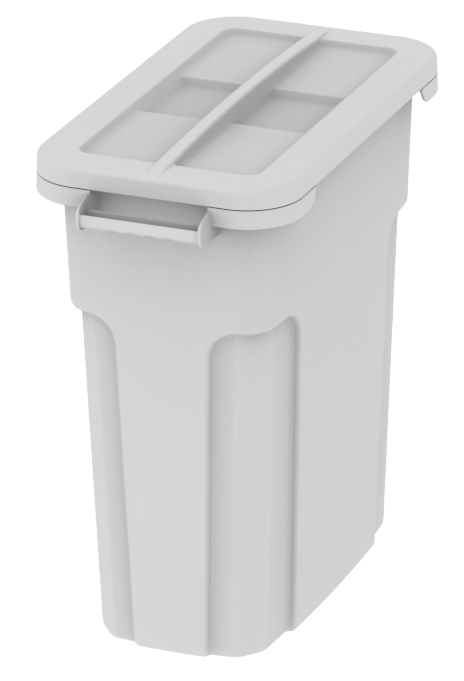STORAGE BIN WHITE 70 LT