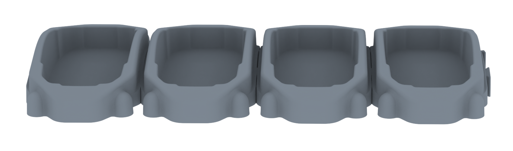 BOTTOM FRAME FOR RECYCLING BIN