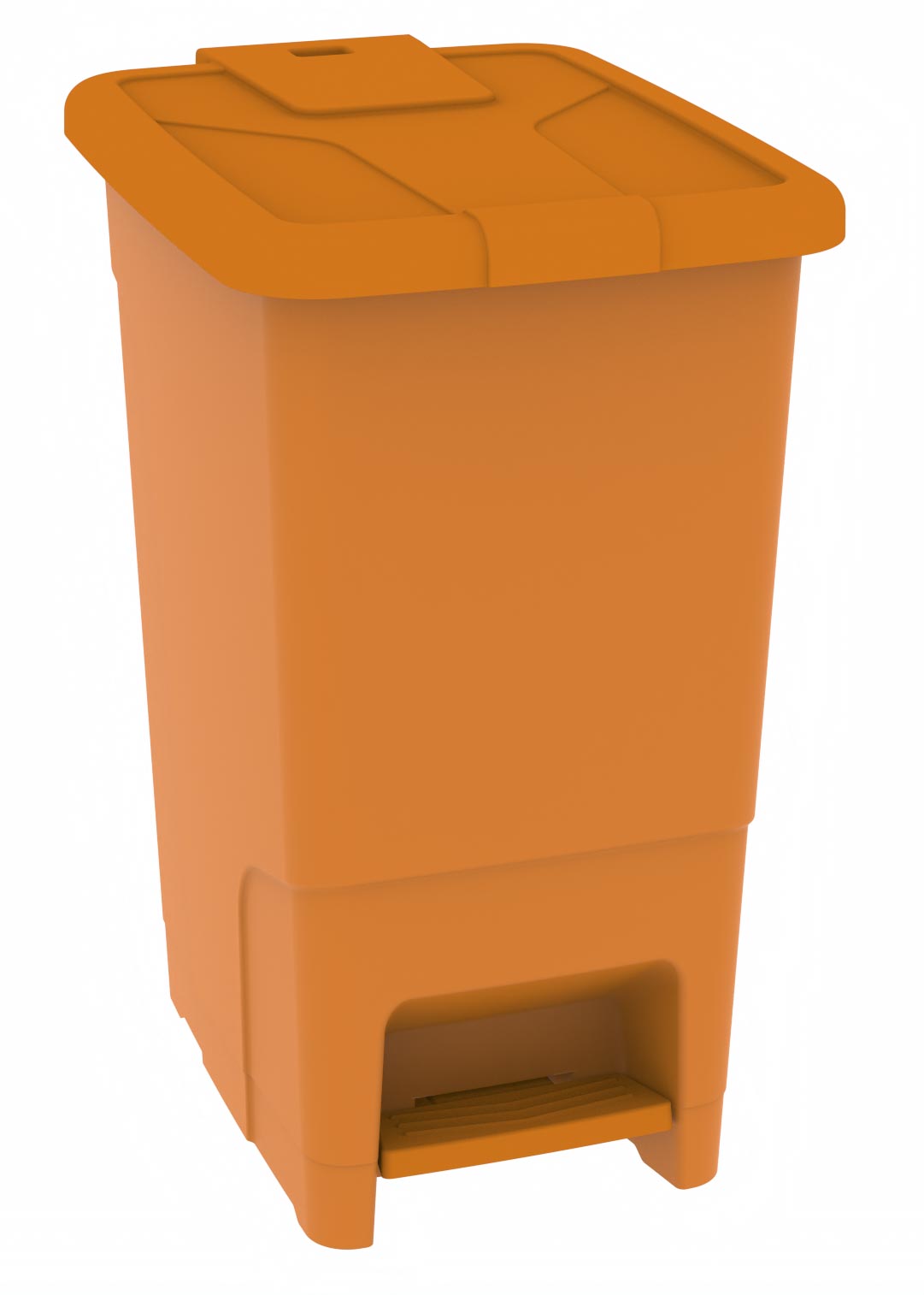 SLIM WASTE BIN 30 LT ORANGE