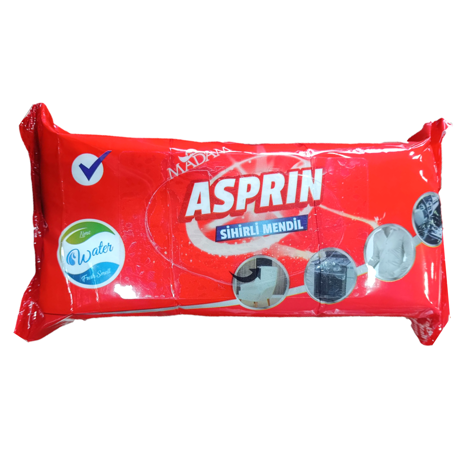 Asprin Sihirli Islak Temizlik Mendili
