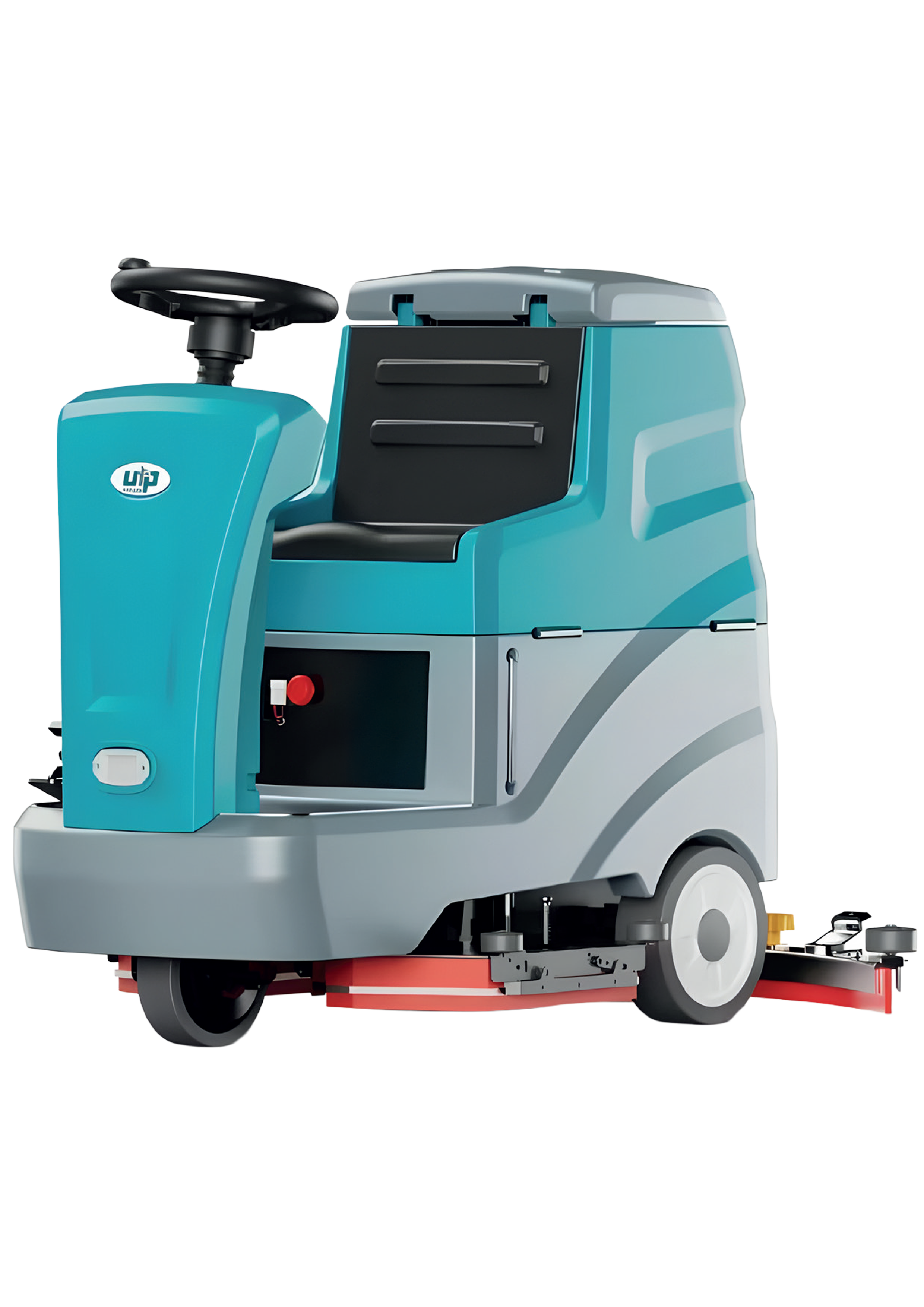 DRIVER CARRIER DOUBLE BRUSH FLOOR CLEANING MACHINE