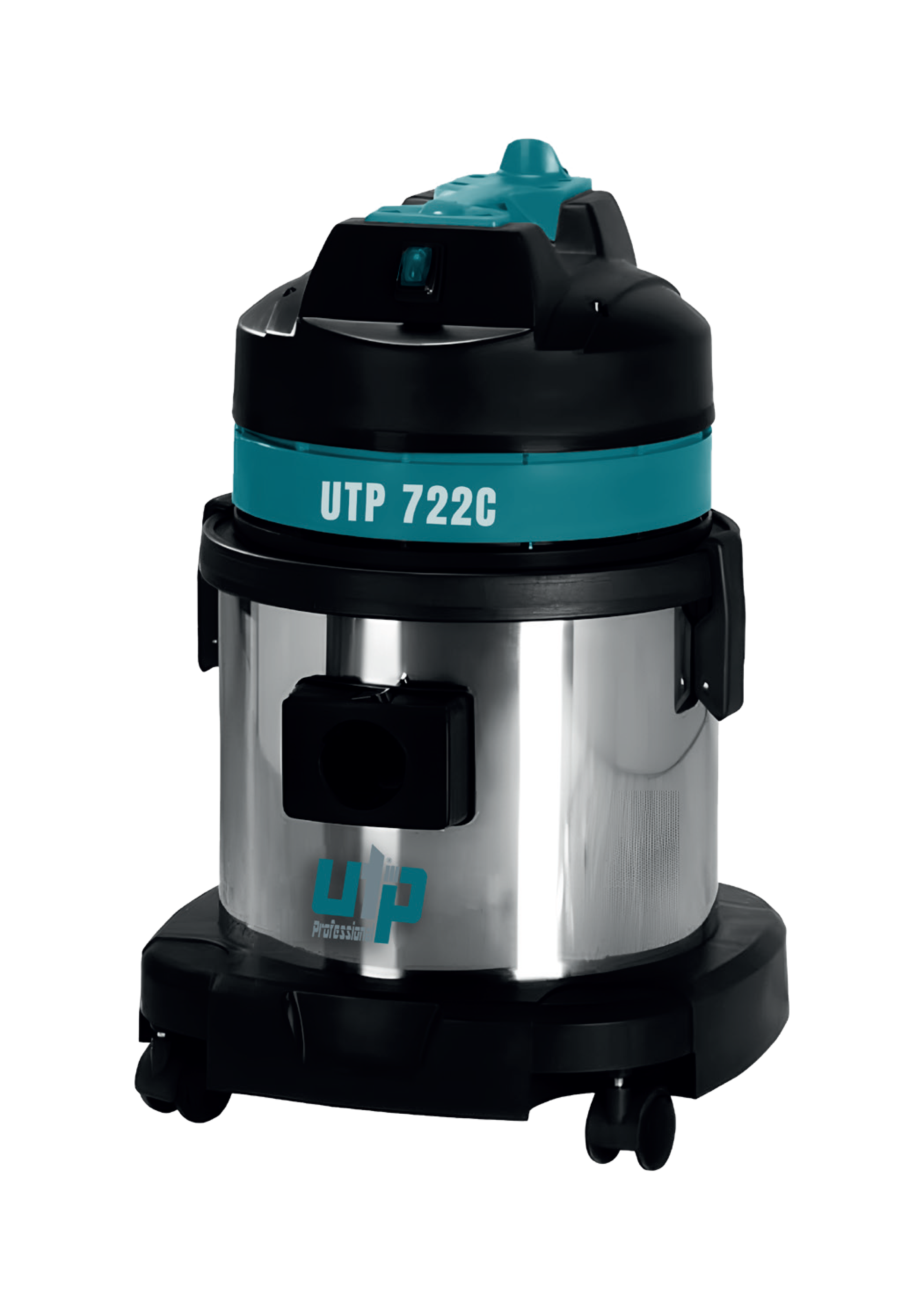 INDUSTRIAL TYPE SINGLE MOTOR VACUUM CLEANER - INOX BODY - 22 LT