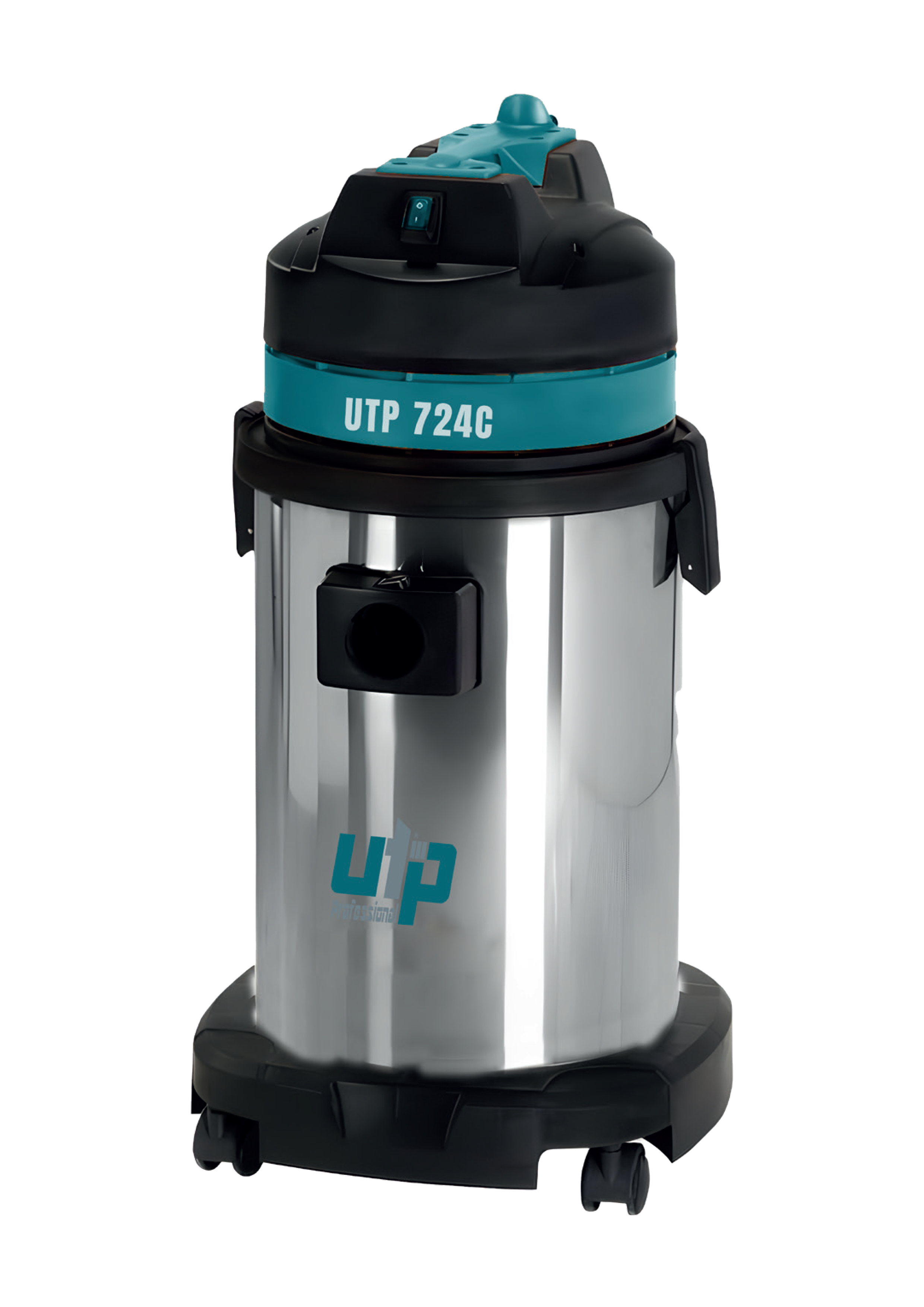 INDUSTRIAL TYPE SINGLE MOTOR VACUUM CLEANER - INOX BODY - 32 LT