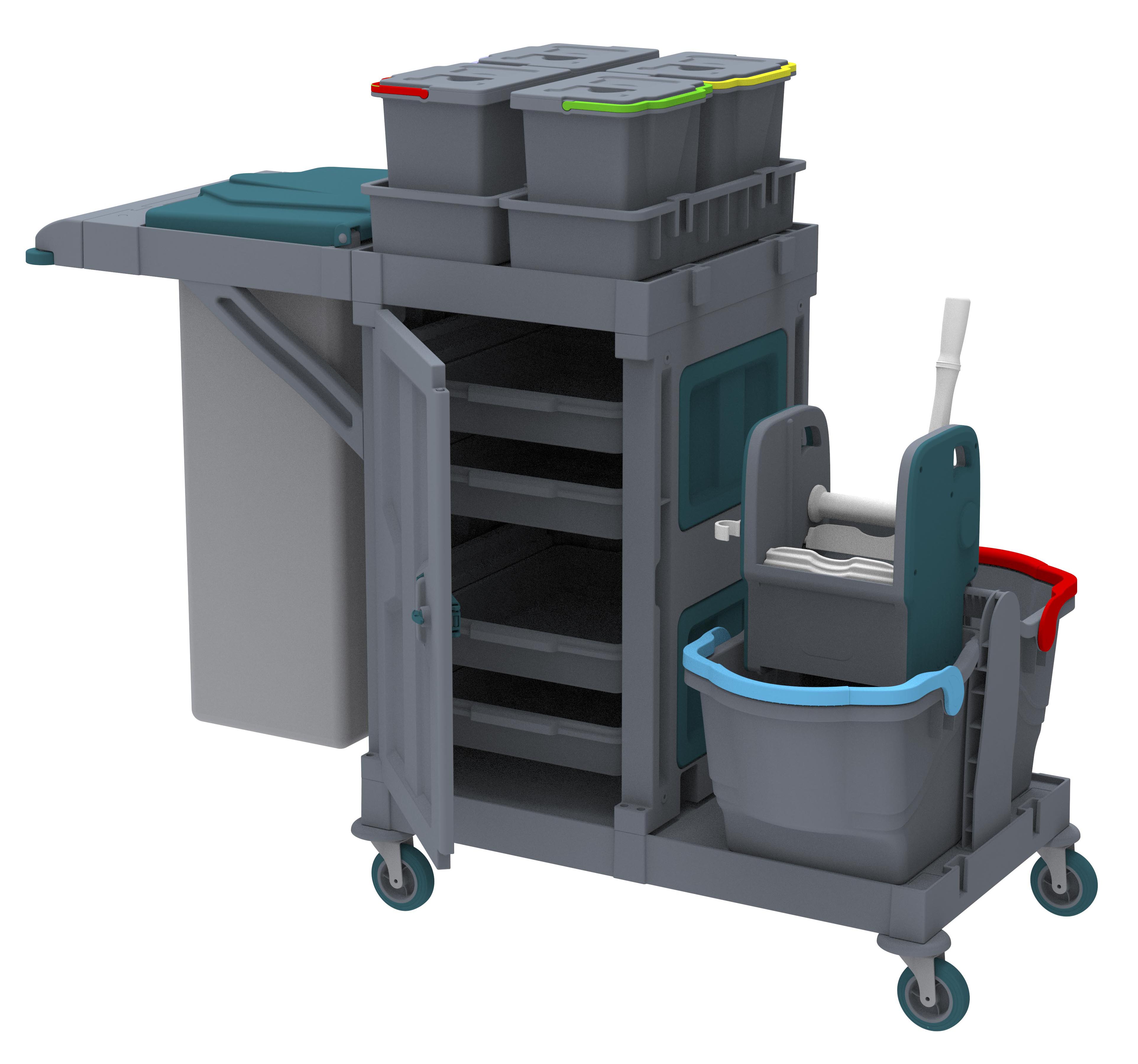 ALFACART TEMİZLİK ARABASI