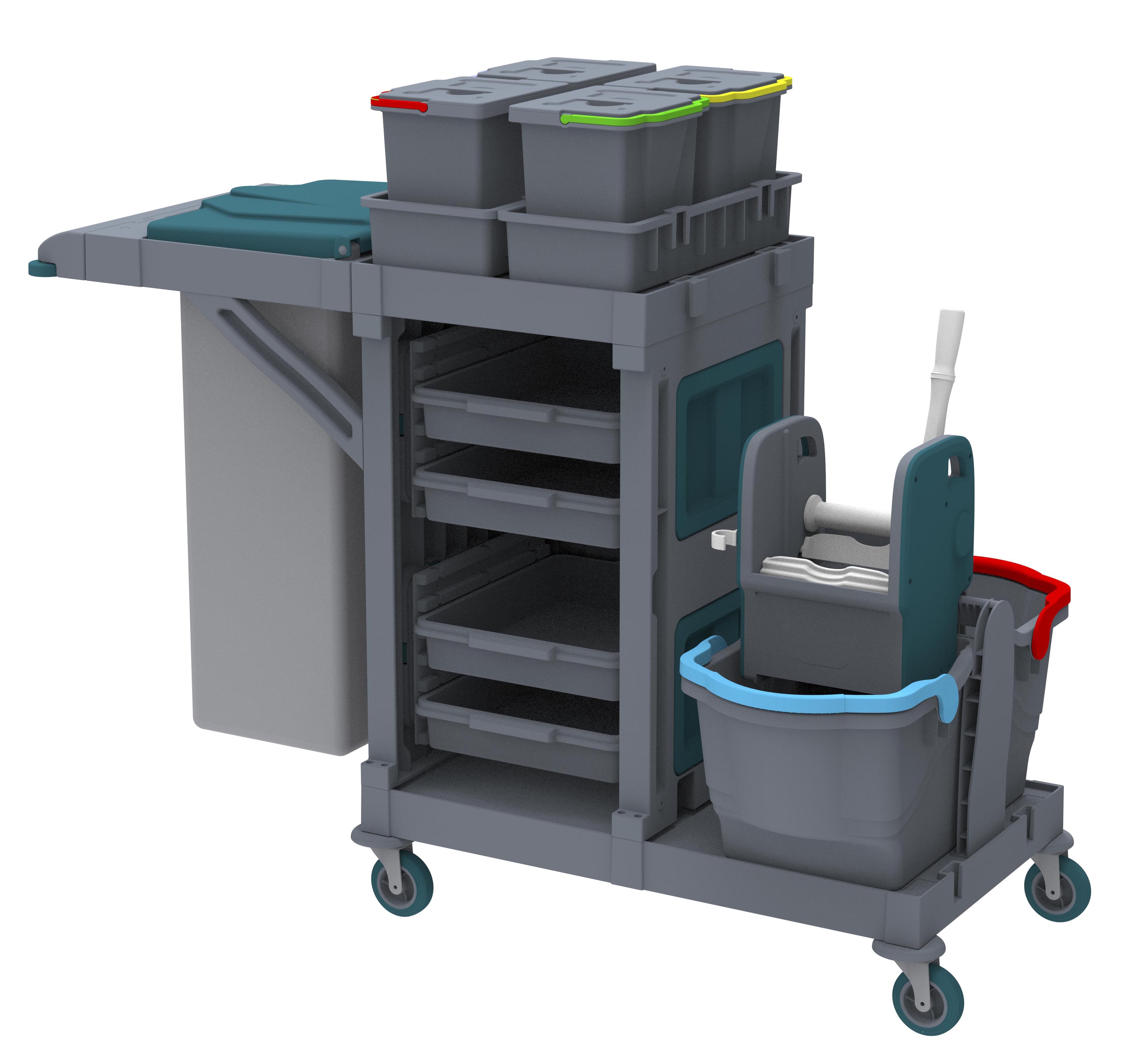 ALFACART TEMİZLİK ARABASI