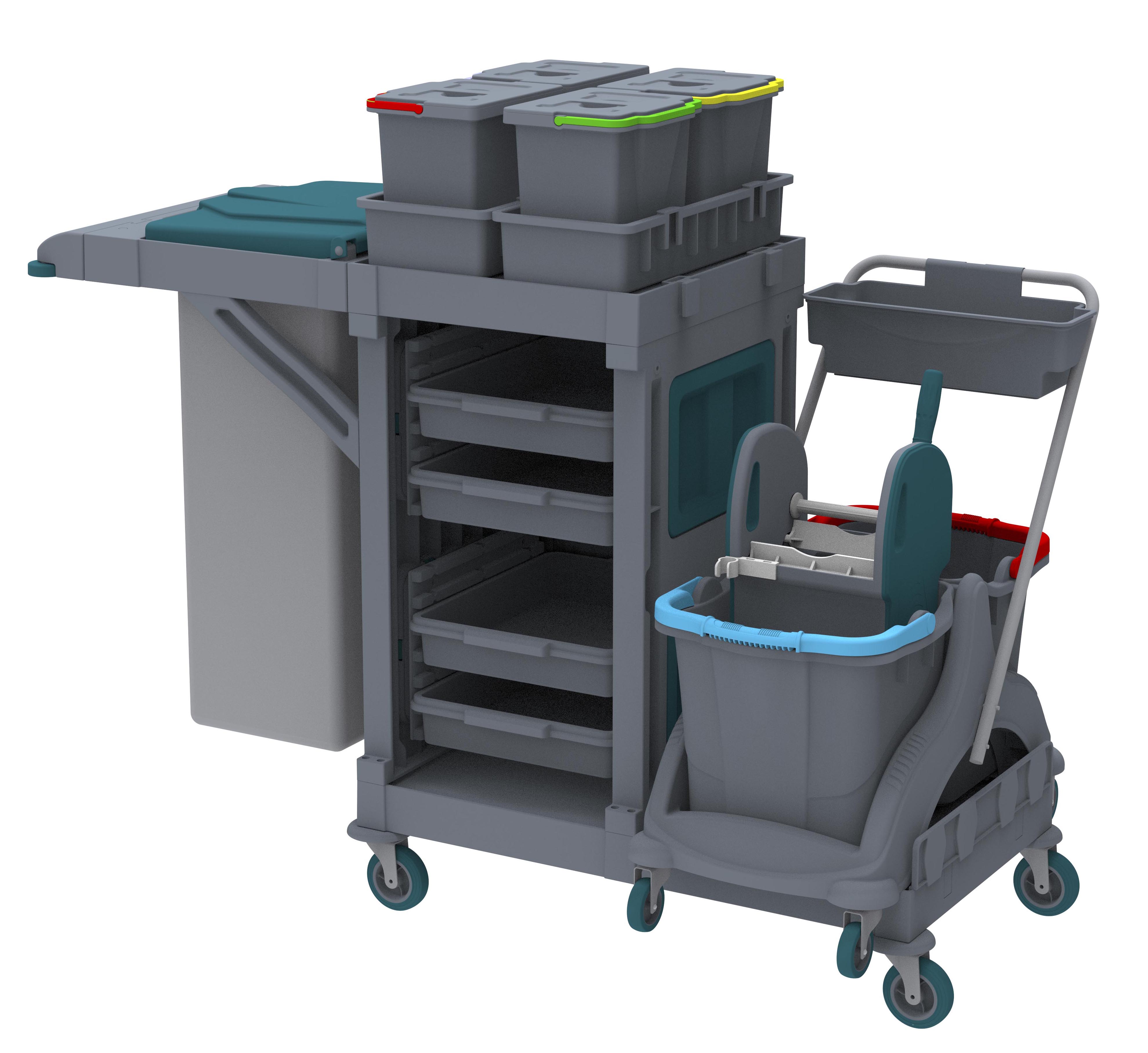 ALFACART TEMİZLİK ARABASI