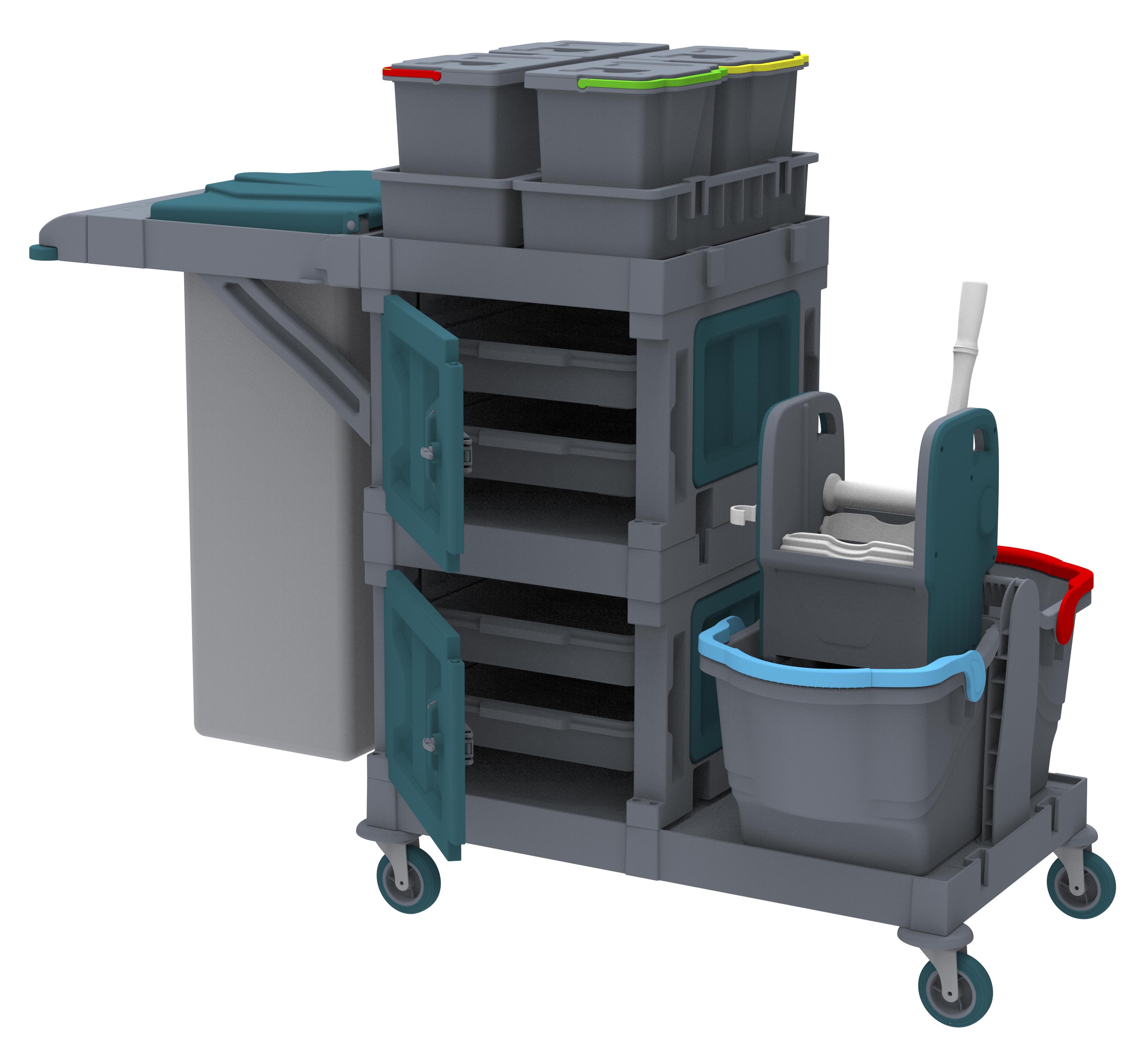 ALFACART TEMİZLİK ARABASI