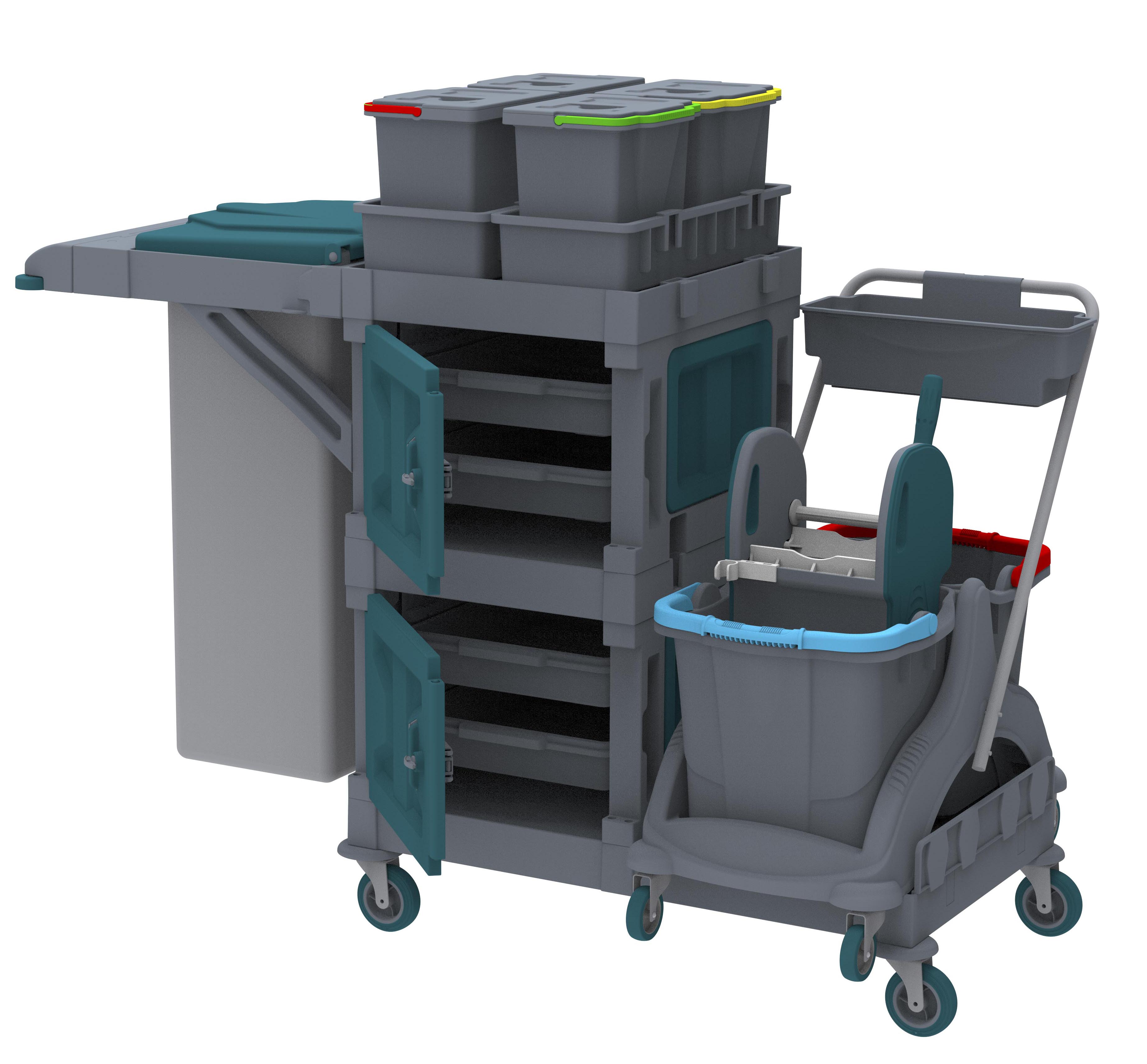 ALFACART TEMİZLİK ARABASI