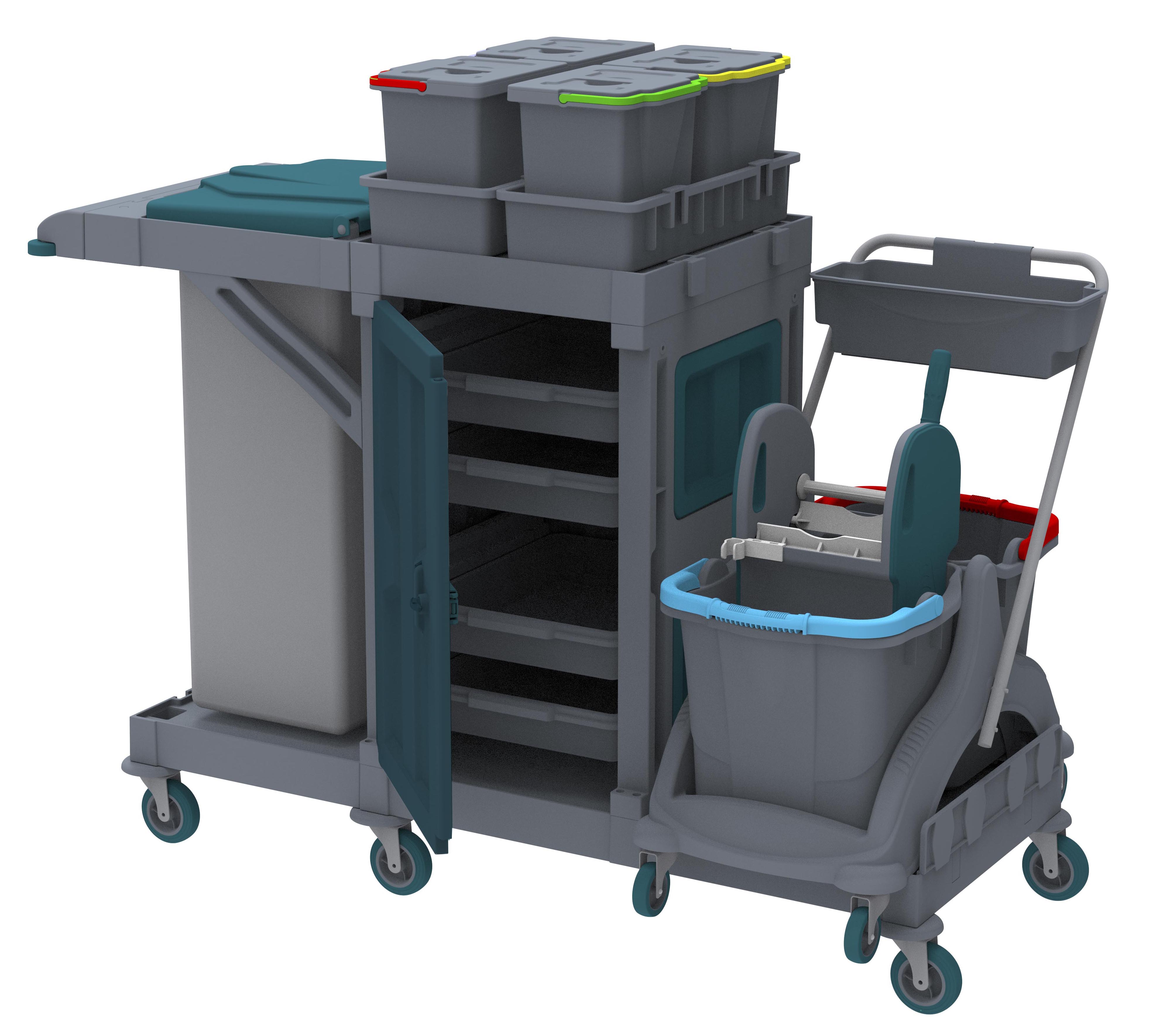 ALFACART CLEANING TROLLEY