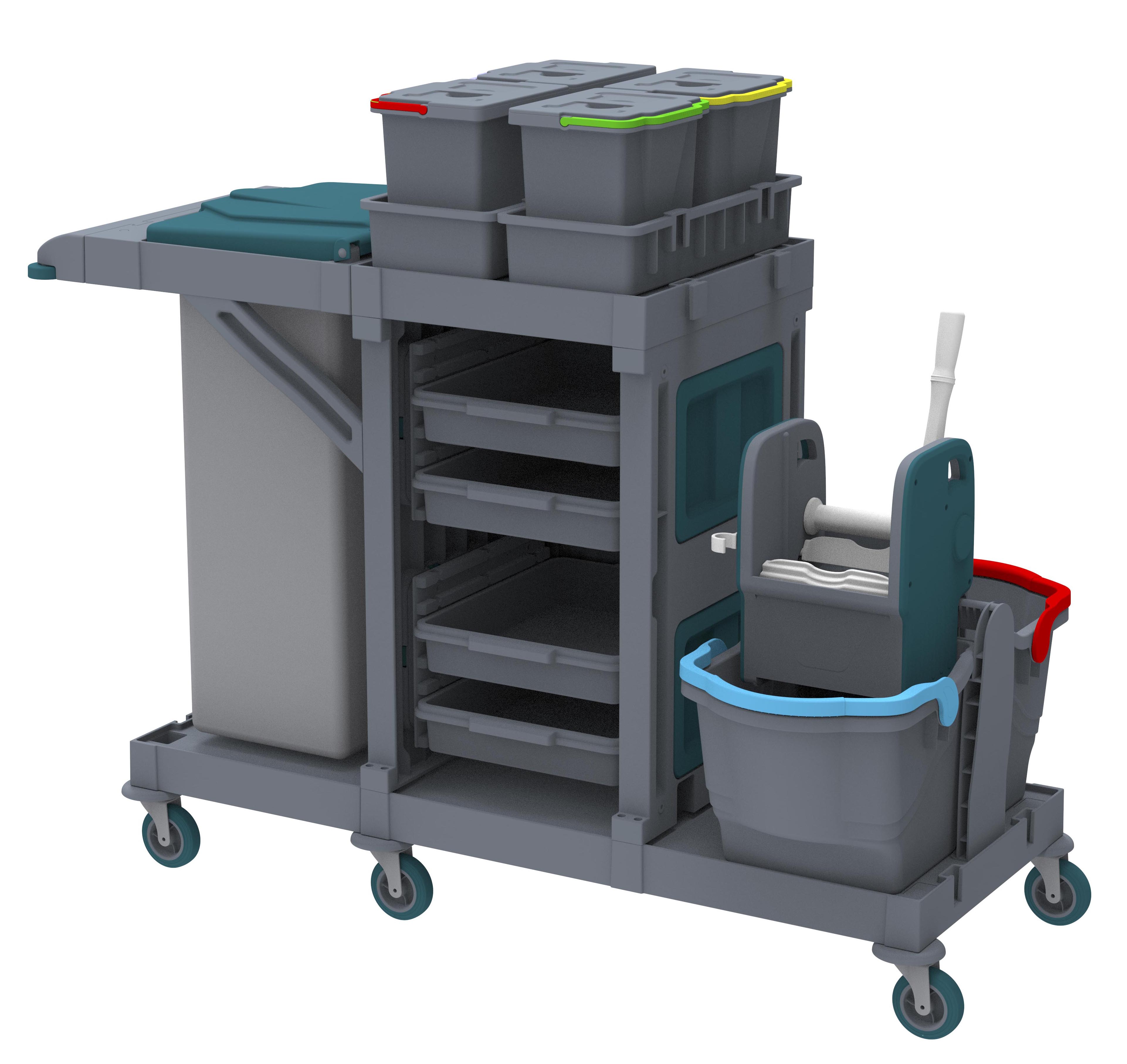 ALFACART CLEANING TROLLEY