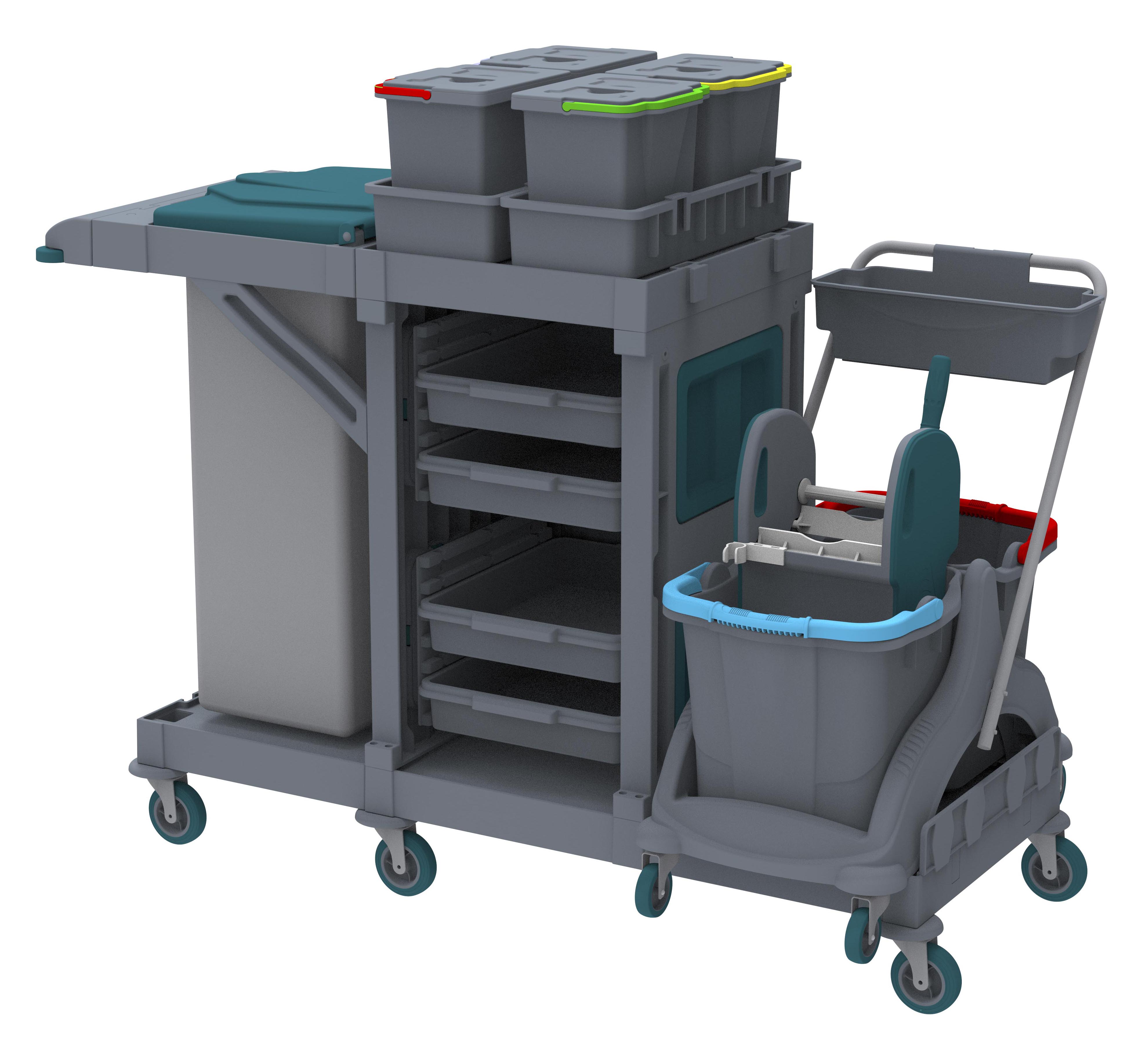 ALFACART CLEANING TROLLEY