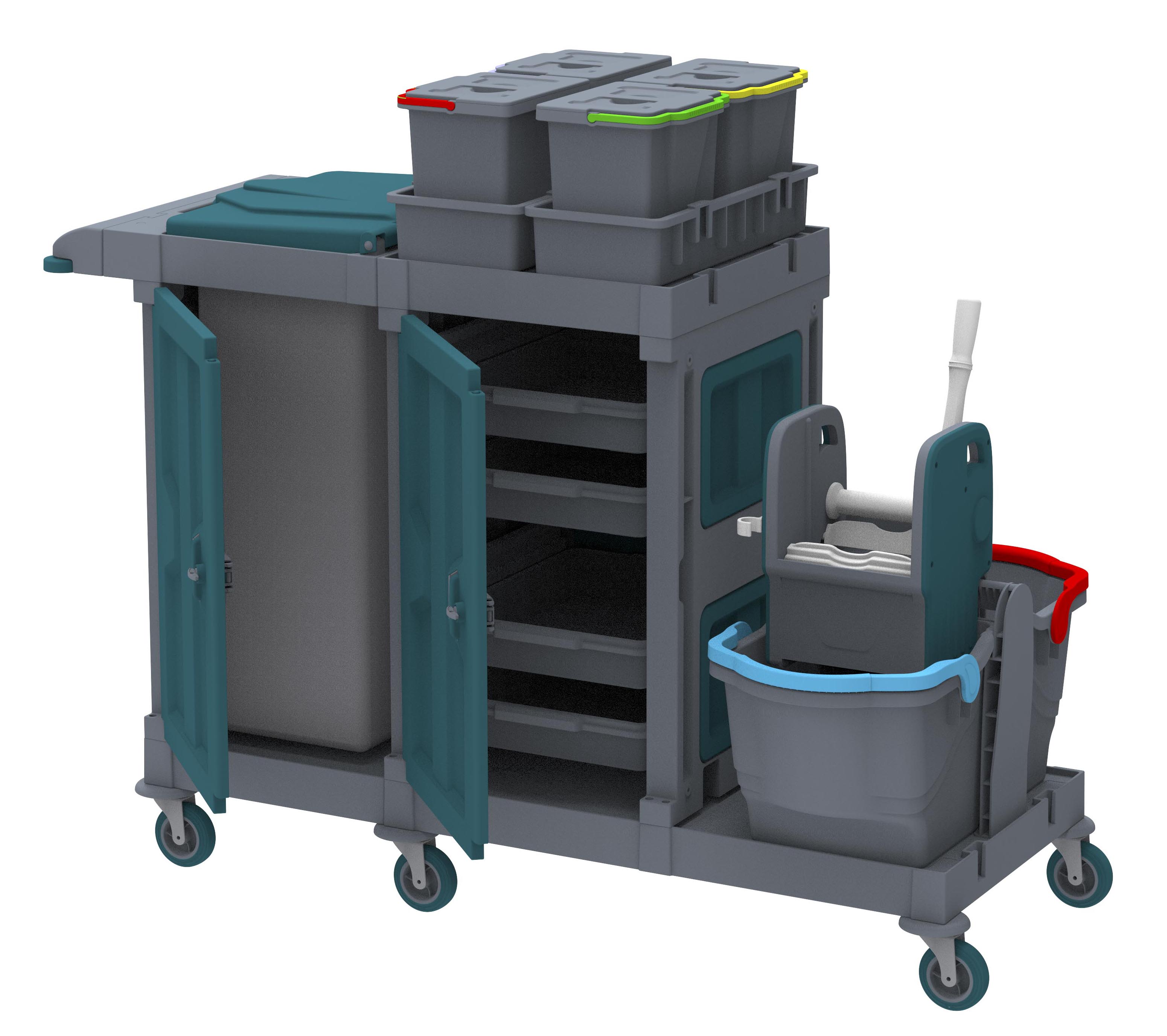 ALFACART CLEANING TROLLEY