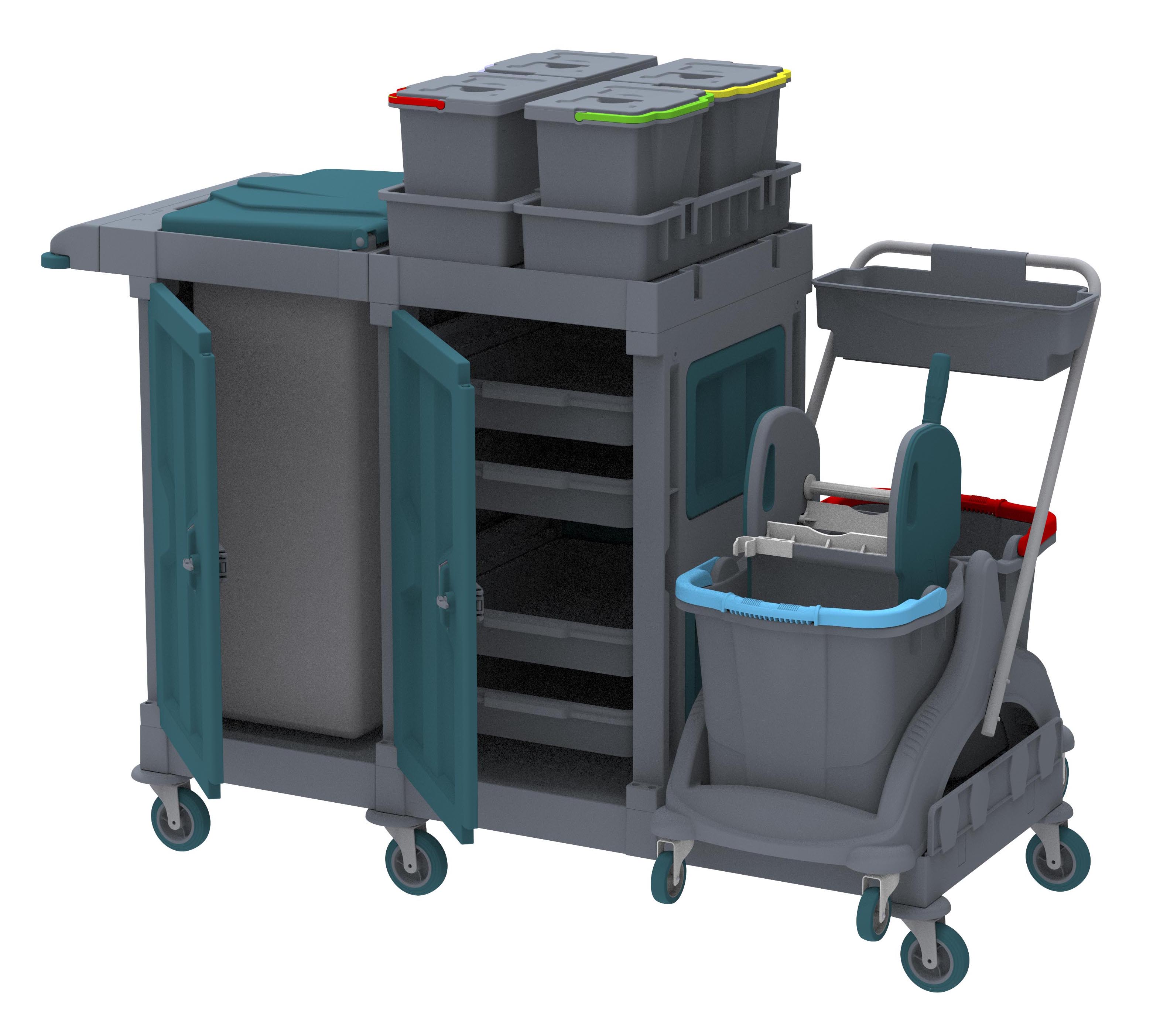  ALFACART CLEANING TROLLEY