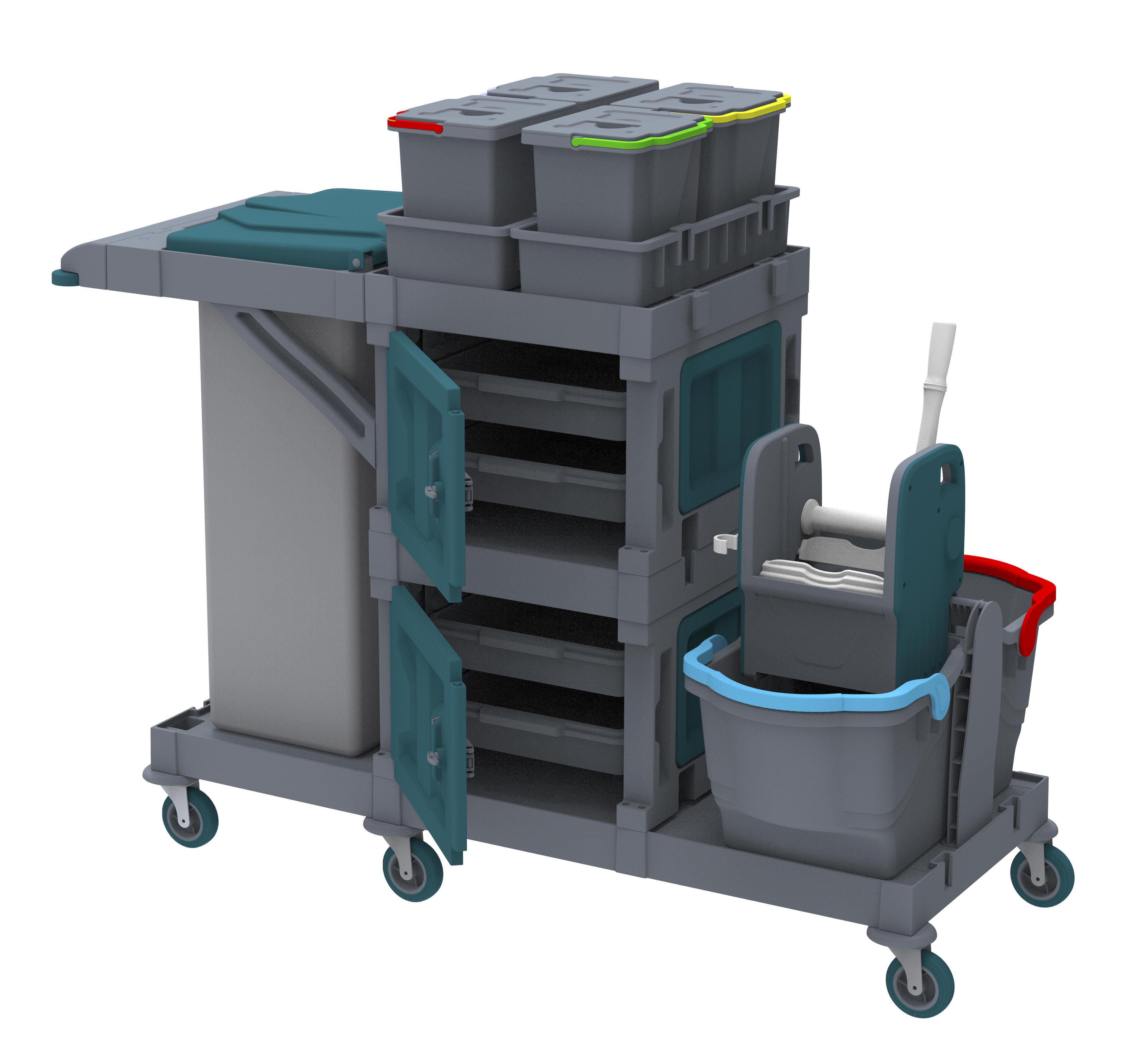 ALFACART CLEANING TROLLEY