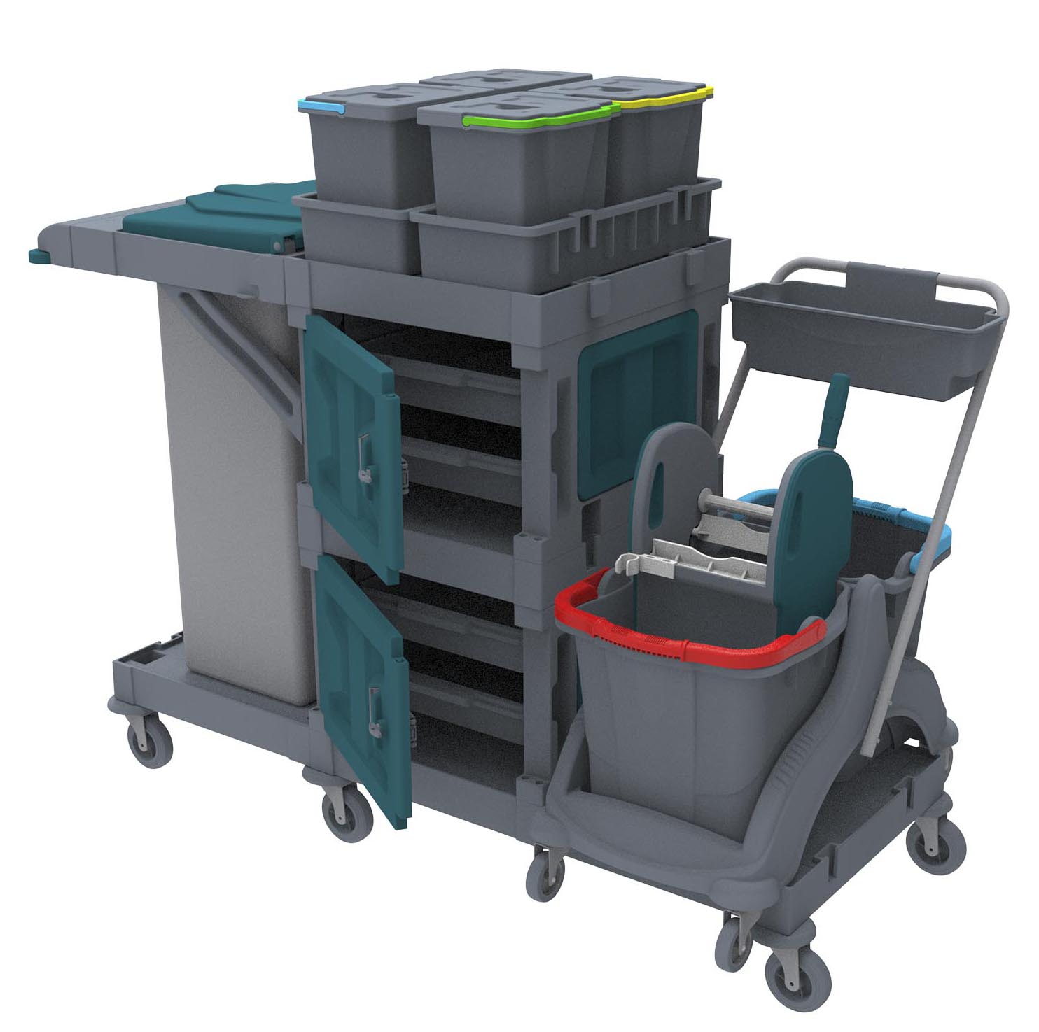 ALFACART CLEANING TROLLEY