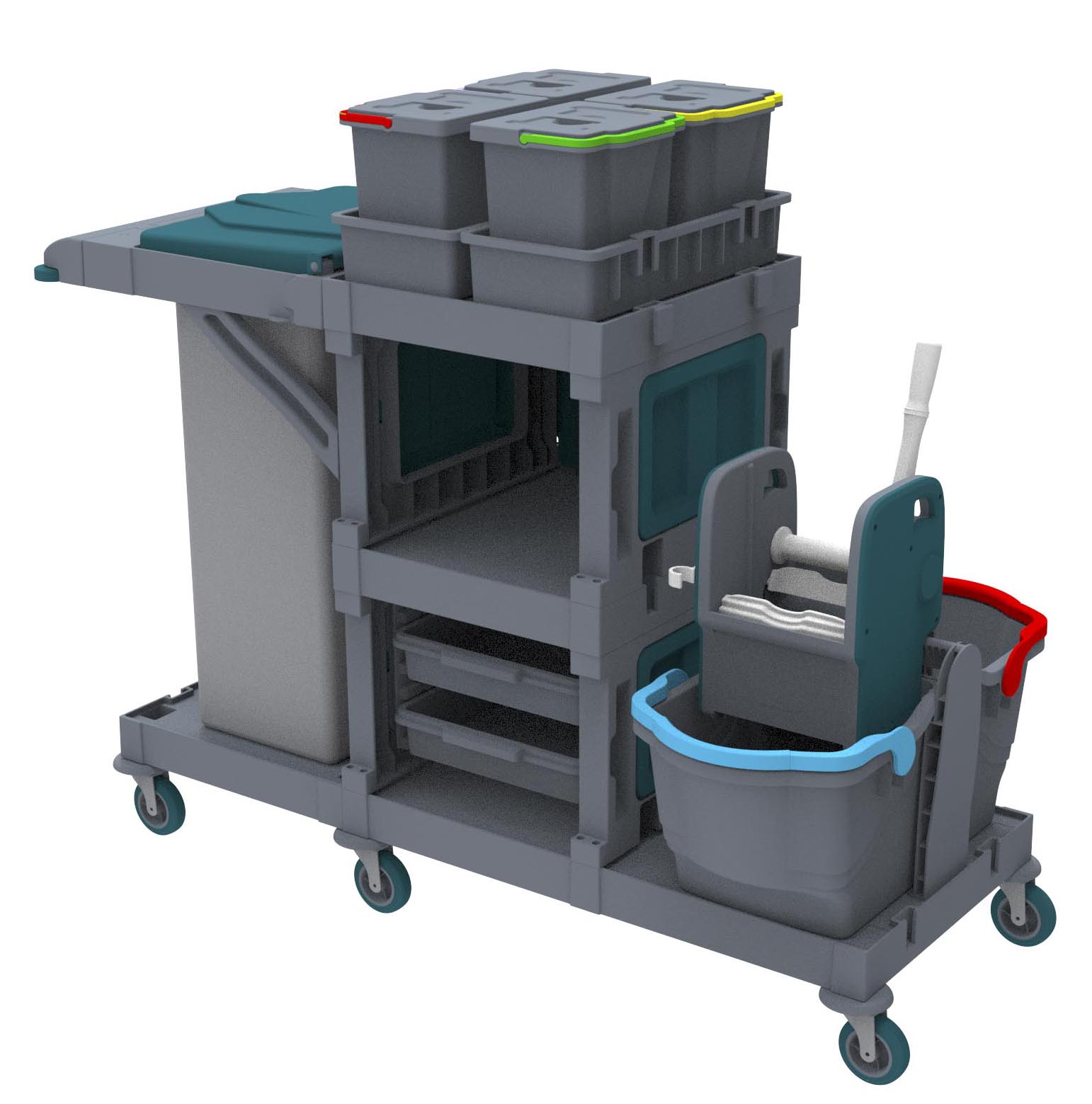  ALFACART CLEANING TROLLEY