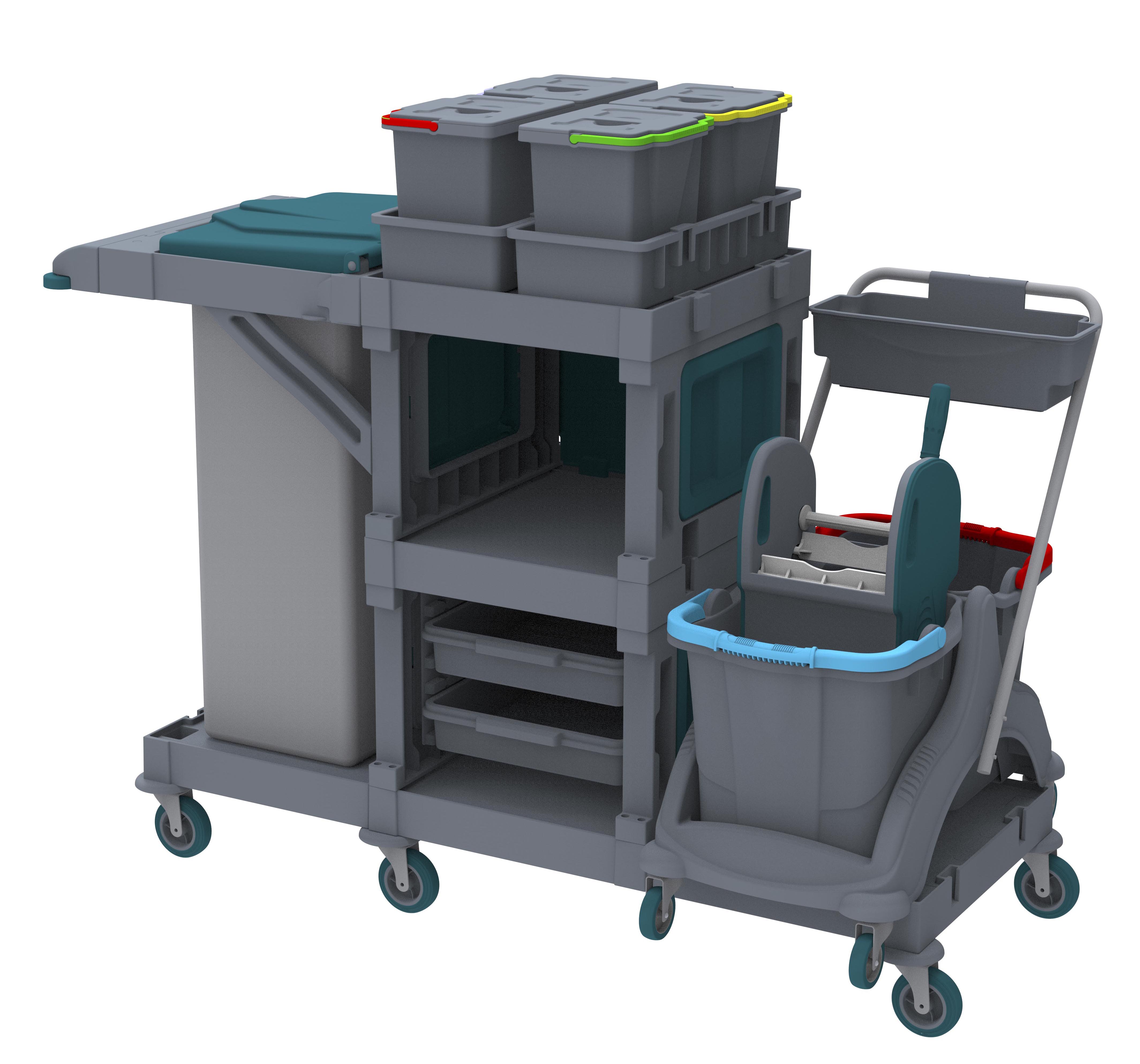  ALFACART CLEANING TROLLEY