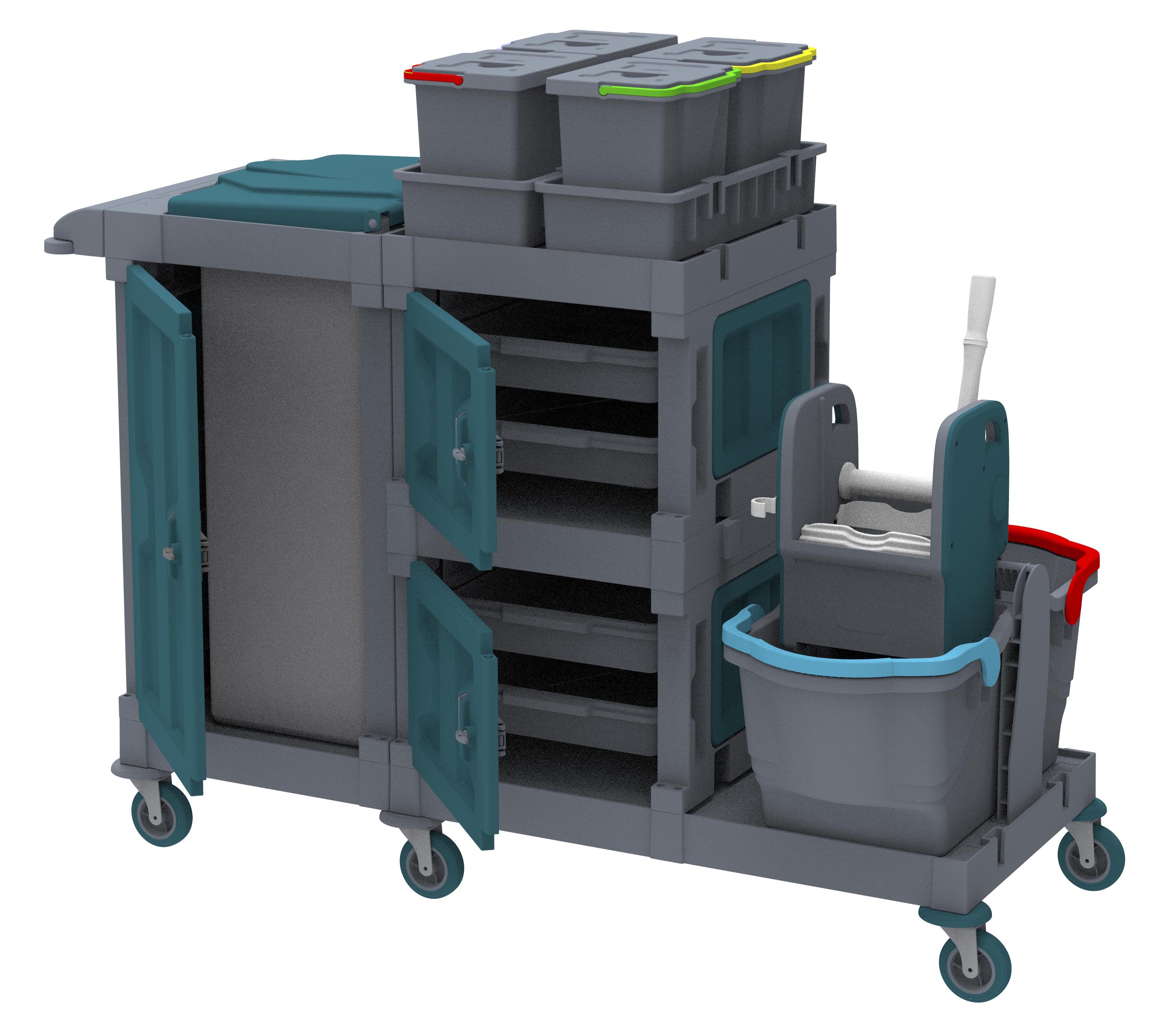 ALFACART CLEANING TROLLEY