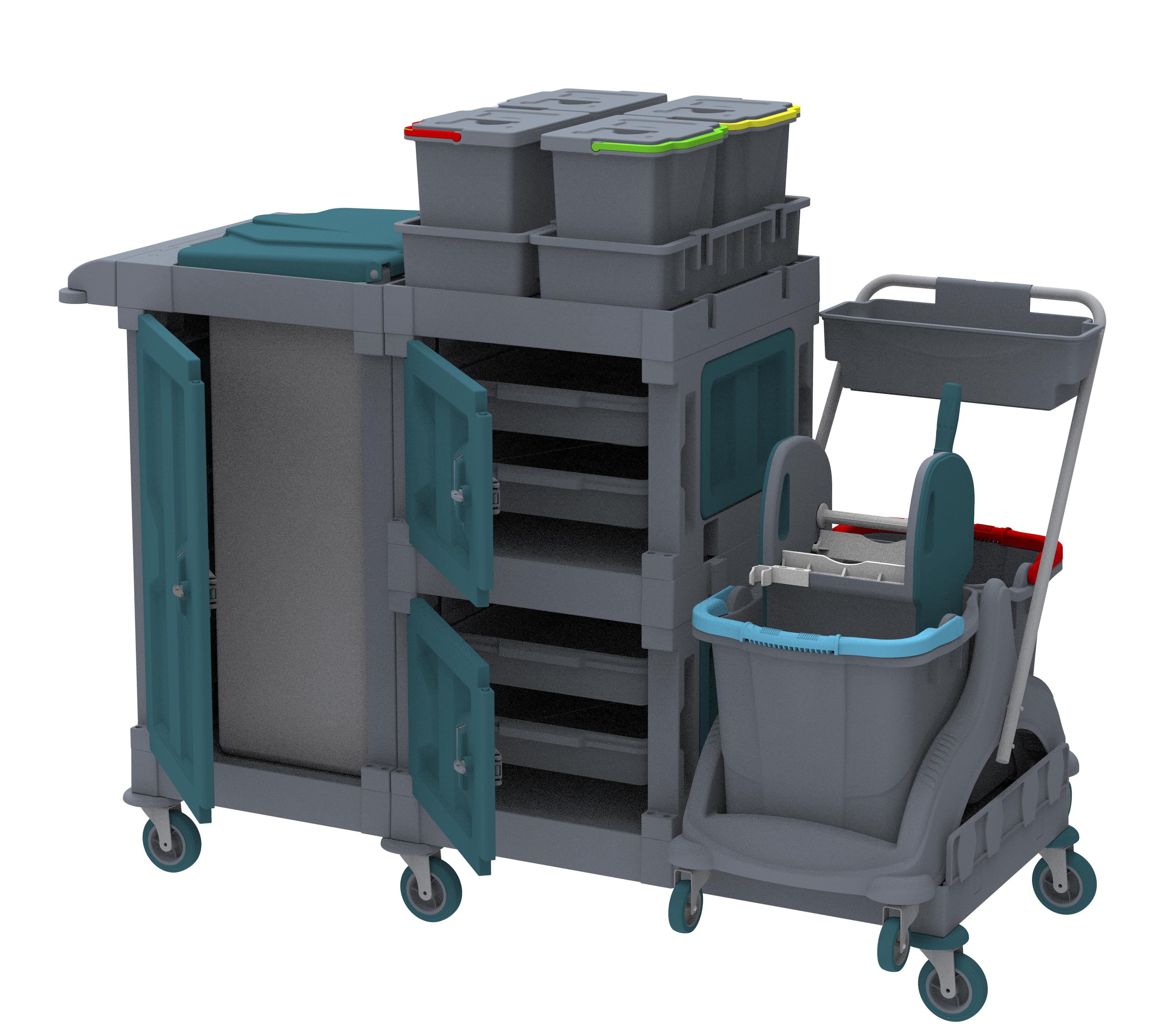  ALFACART CLEANING TROLLEY