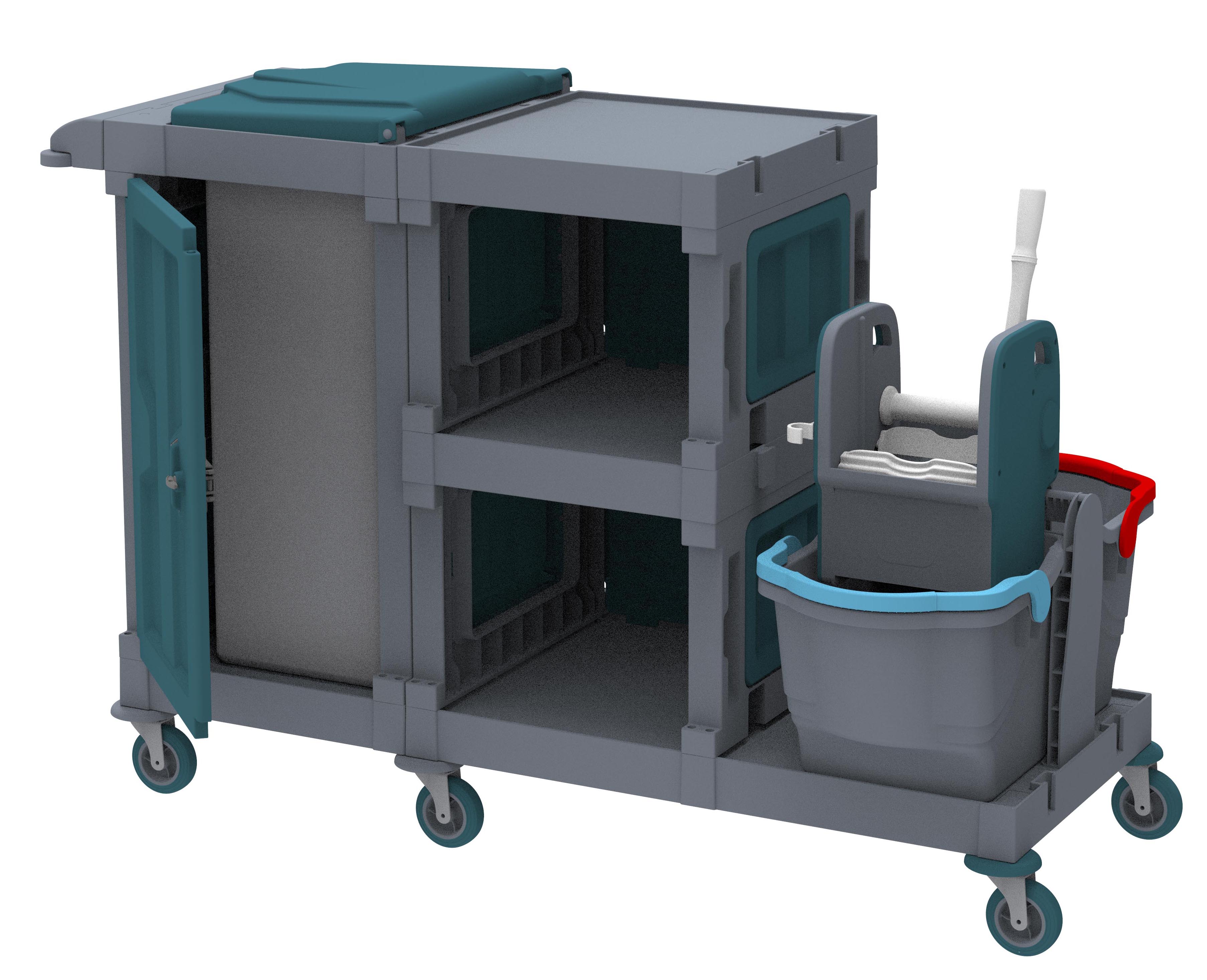 ALFACART CLEANING TROLLEY