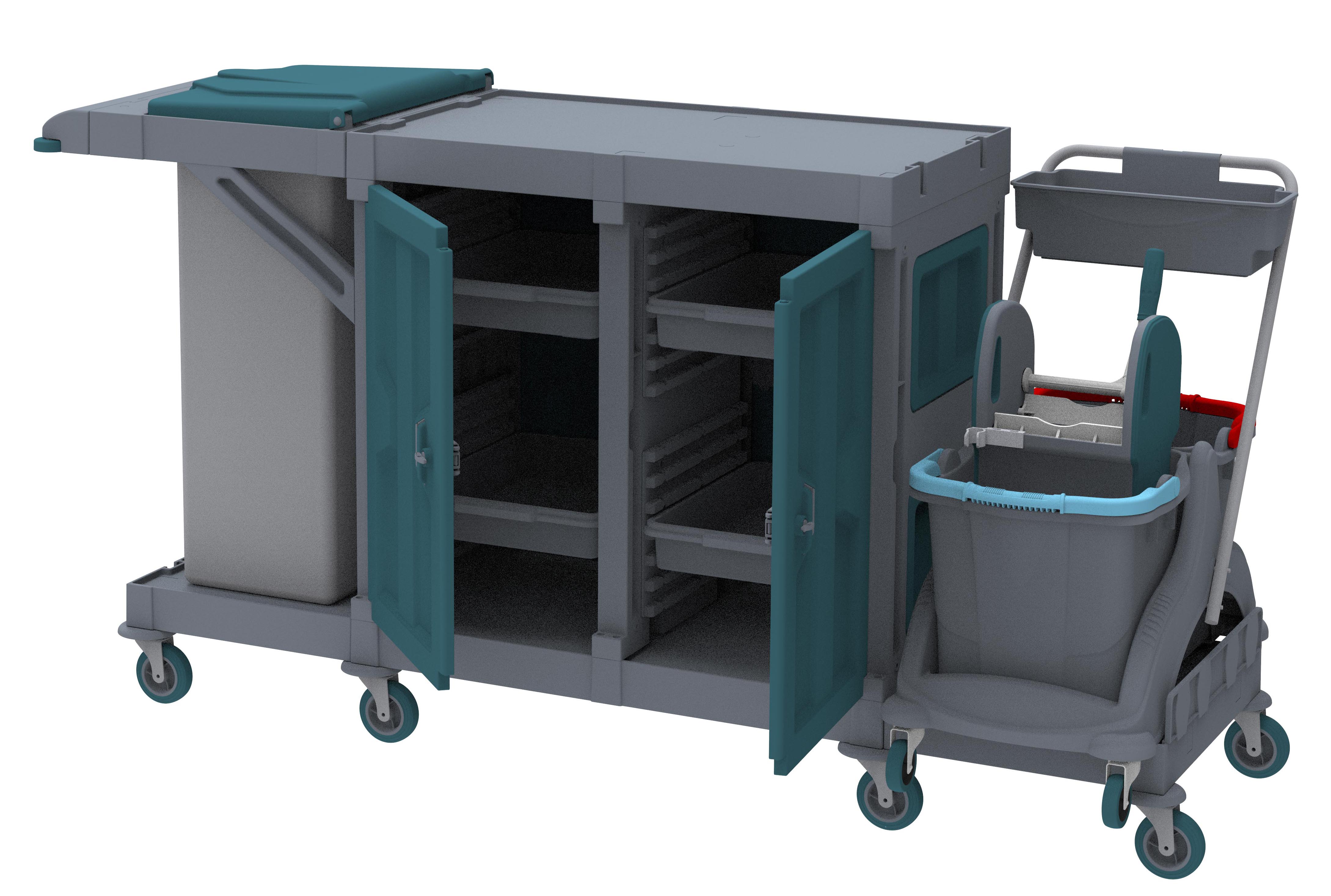 ALFACART CLEANING TROLLEY