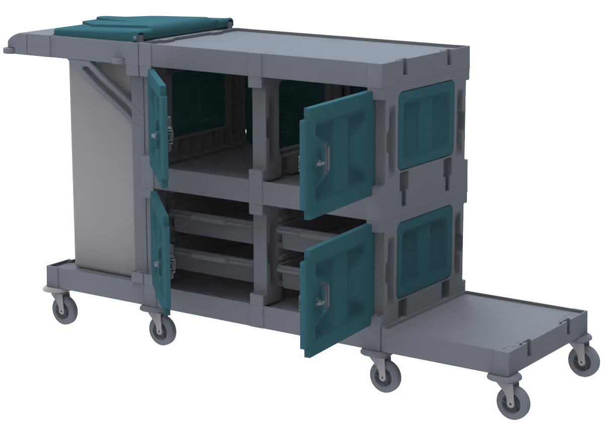 ALFACART CLEANING TROLLEY