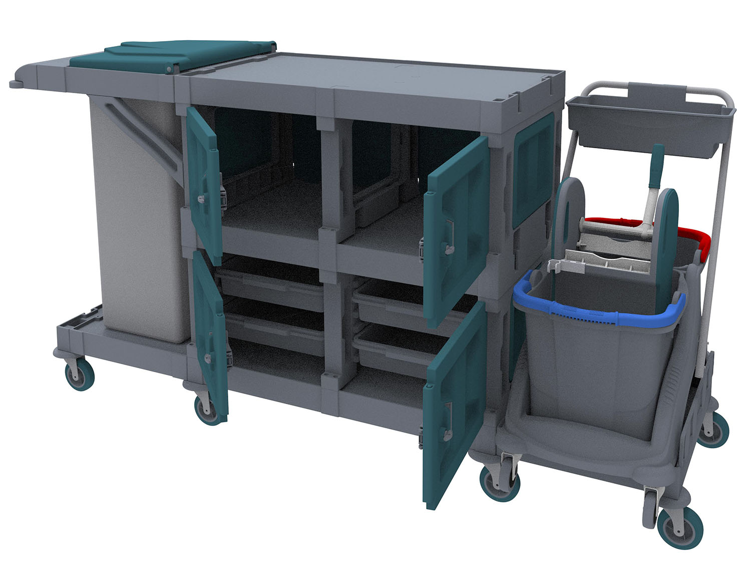 ALFACART CLEANING TROLLEY