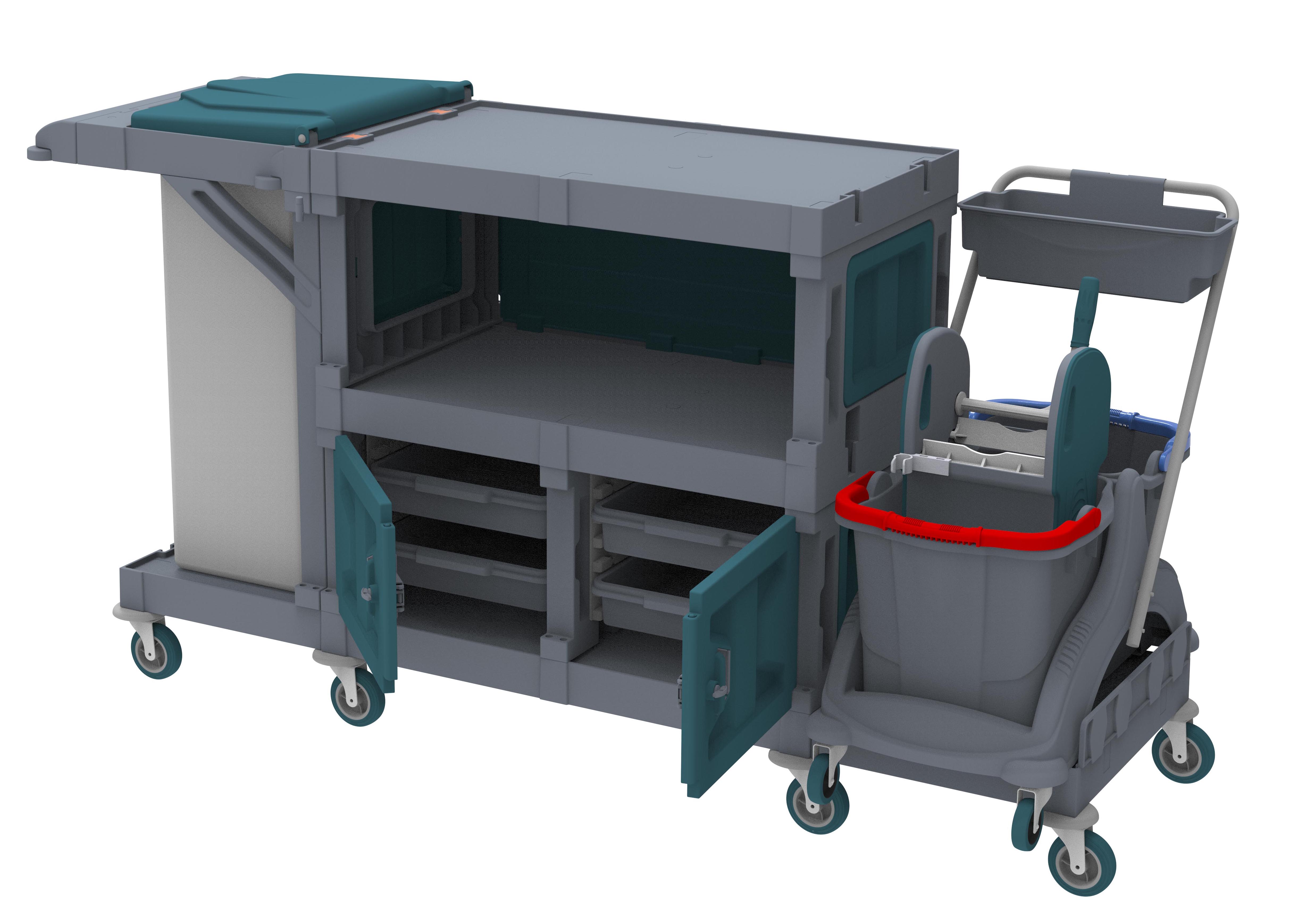ALFACART CLEANING TROLLEY