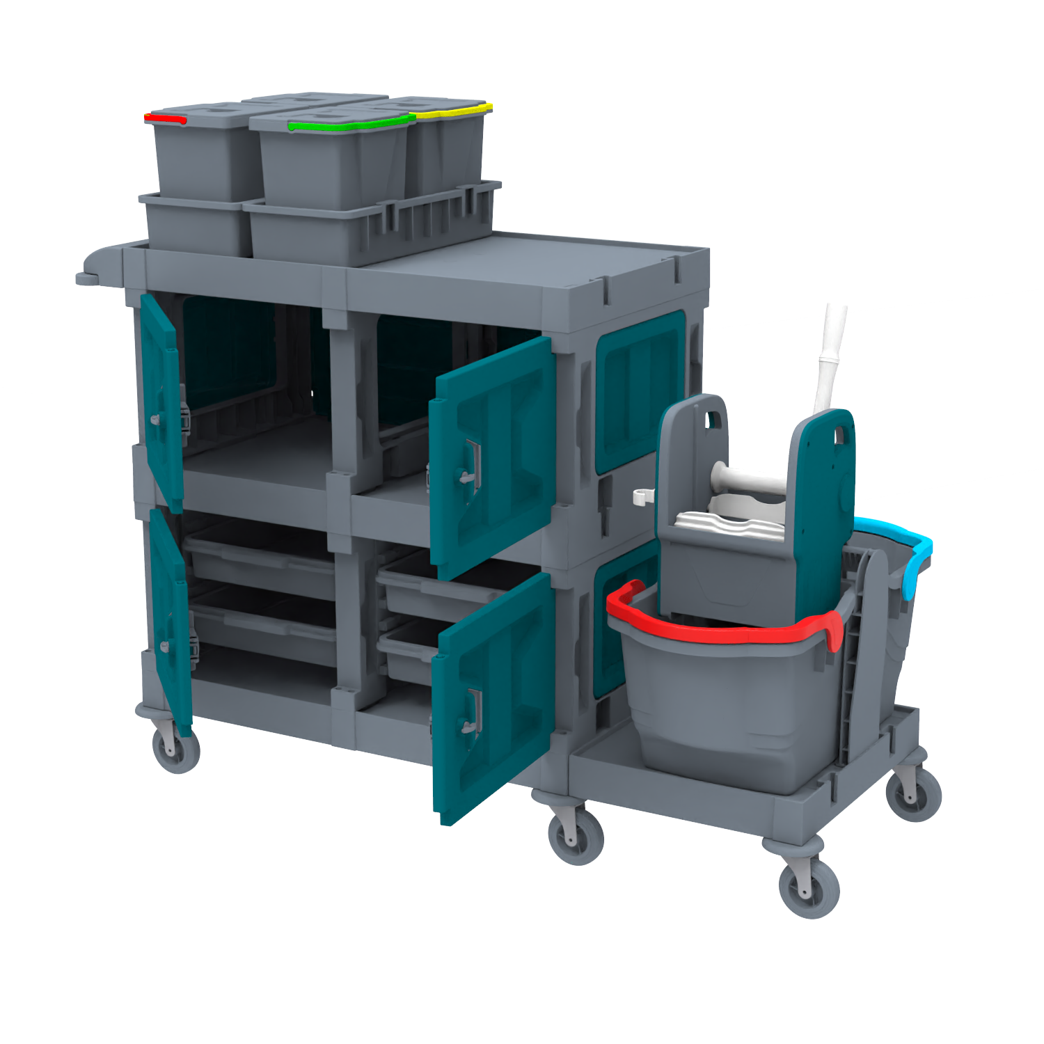 ALFACART HASTANE TEMİZLİK ARABASI