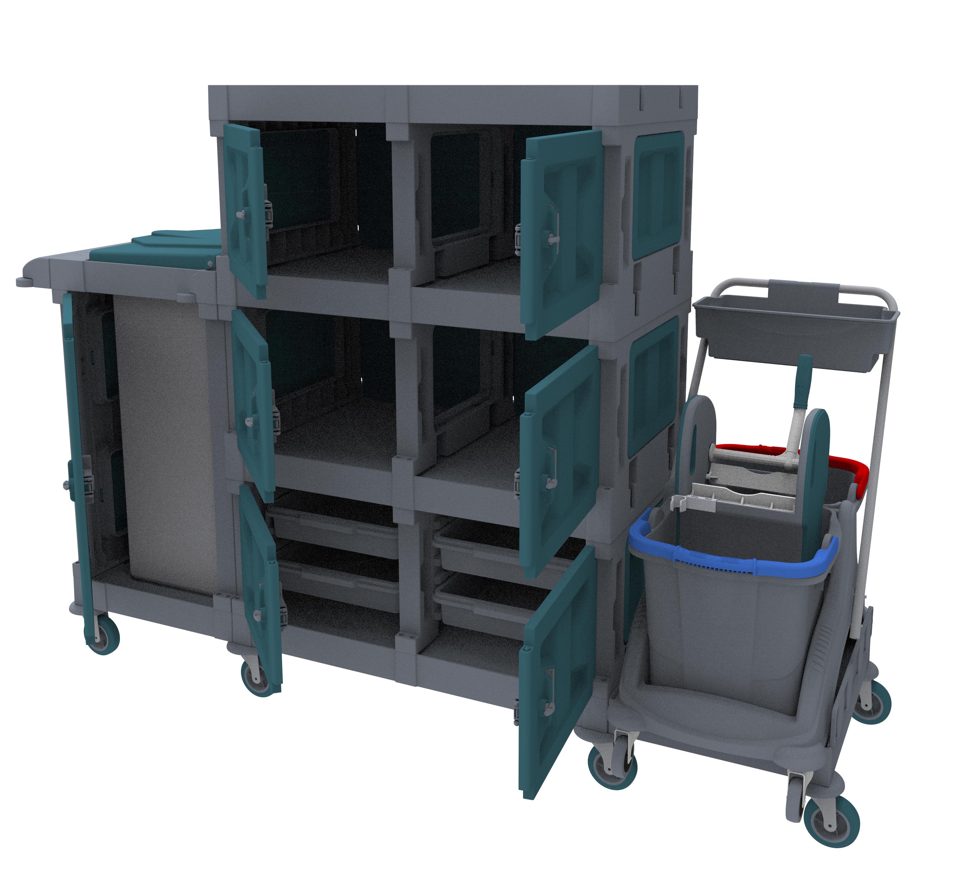 ALFACART HOUSEKEEPING TROLLEY