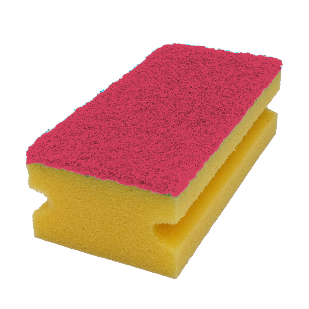 ENDÜSTRİYEL TEMİZLİK SÜNGERİ FUŞYA KEÇE