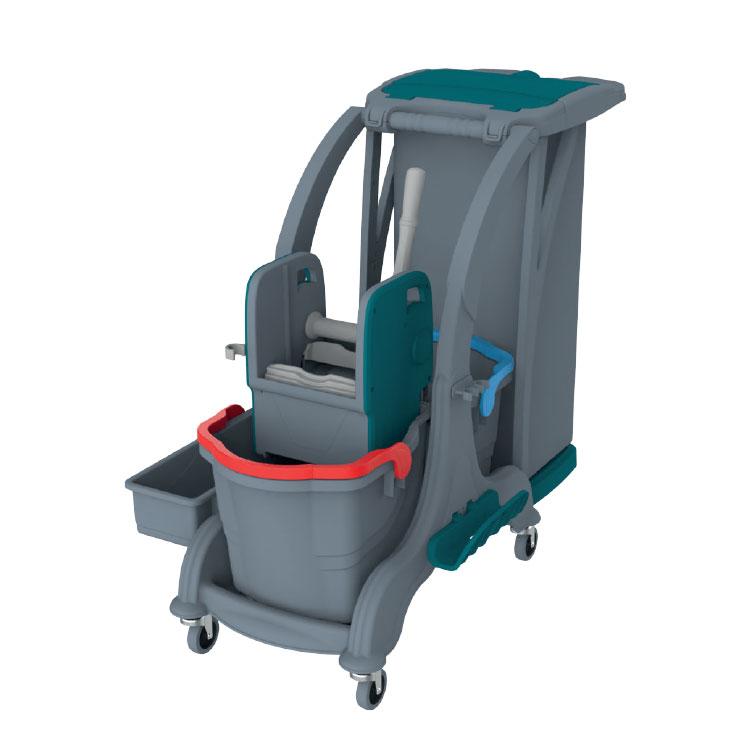 Уборочная тележка двухведерная HERKÜL